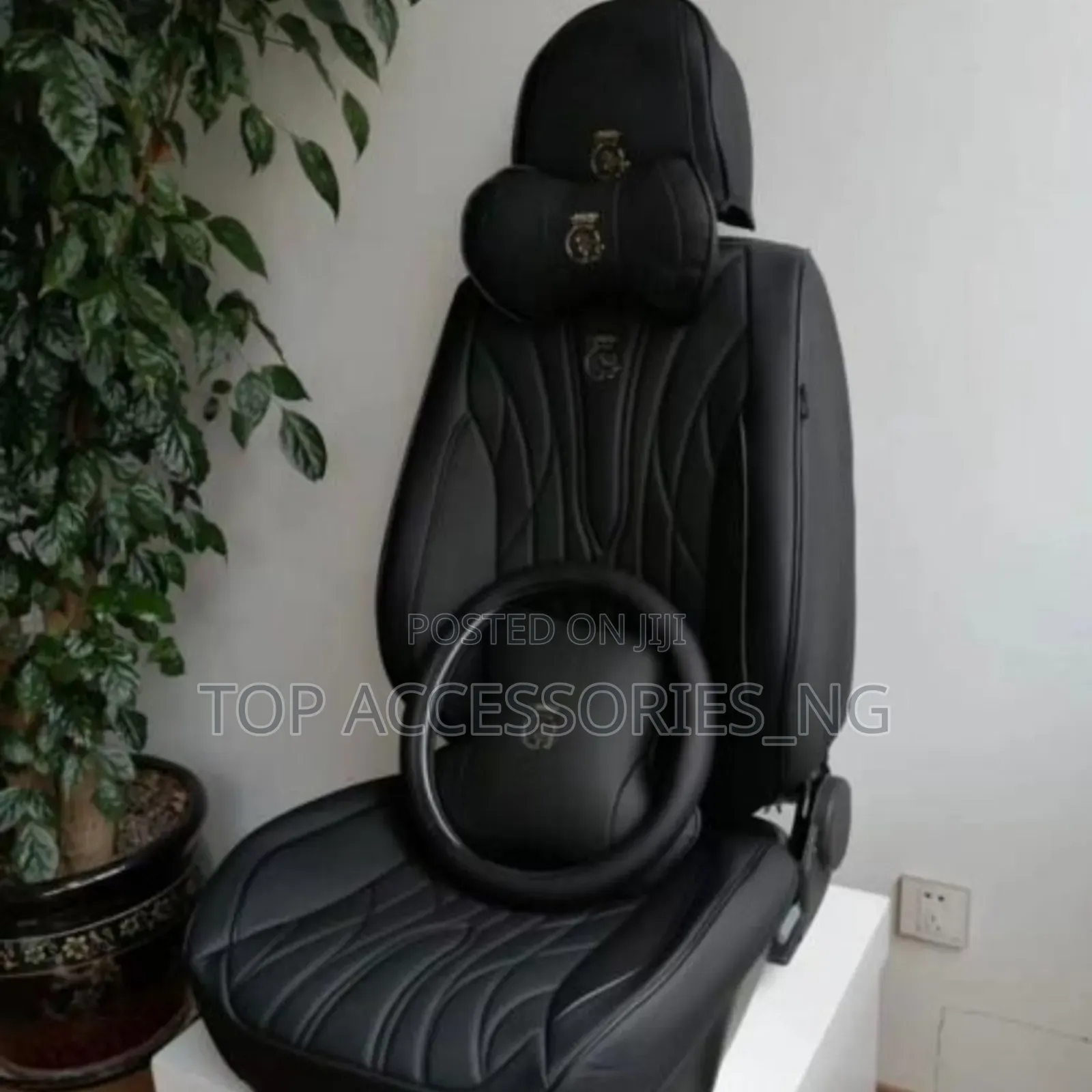 Quality Black Leather Seat
