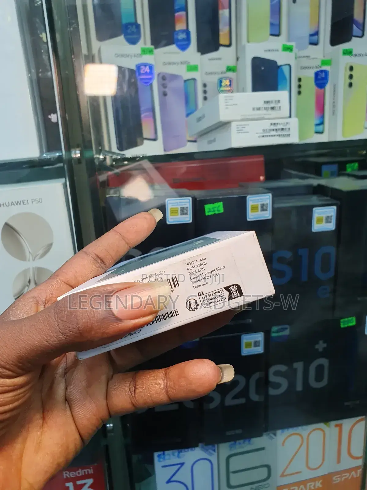 New Honor X6a 128 GB Black