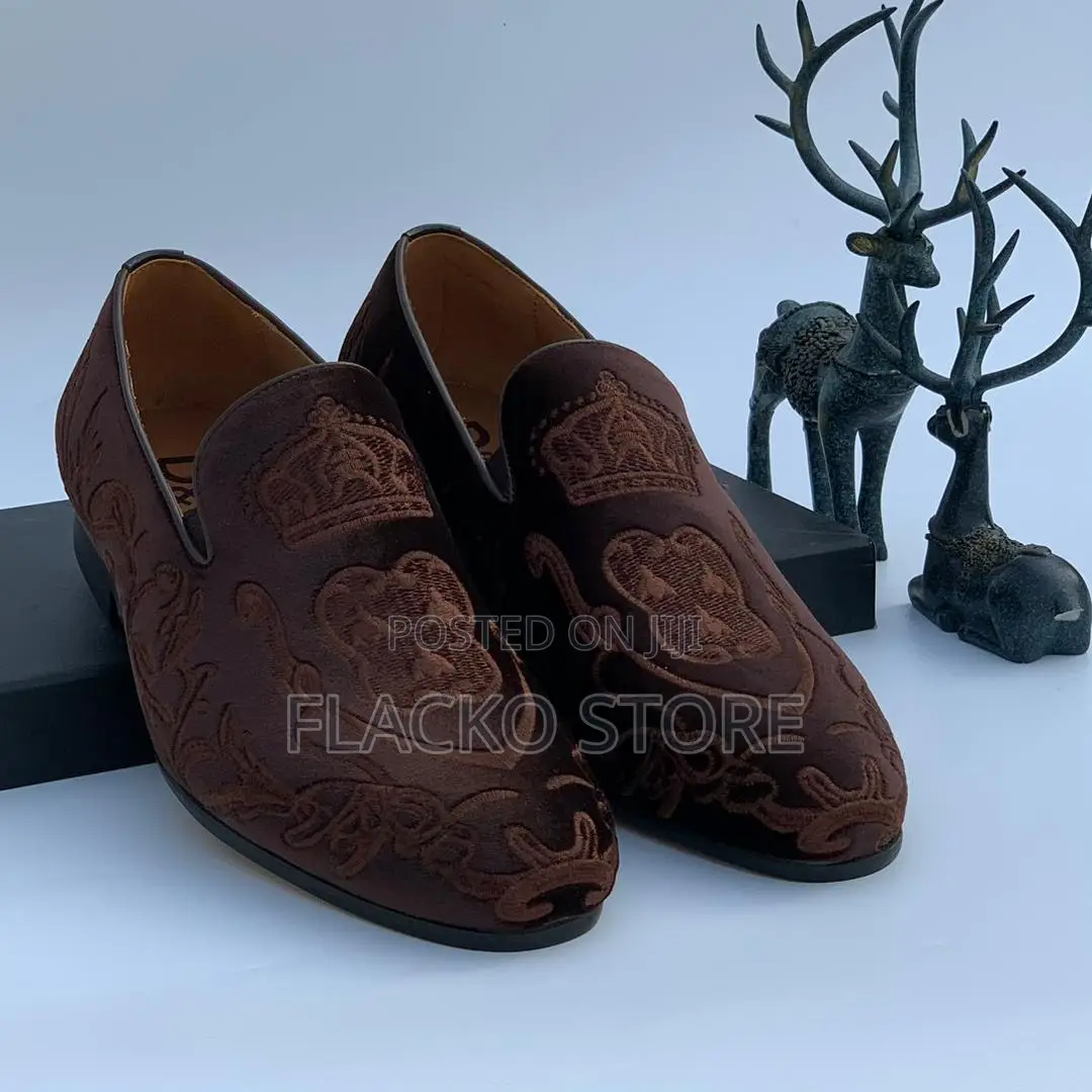 Original Dolce Gabbana Suede Loafers Shoes