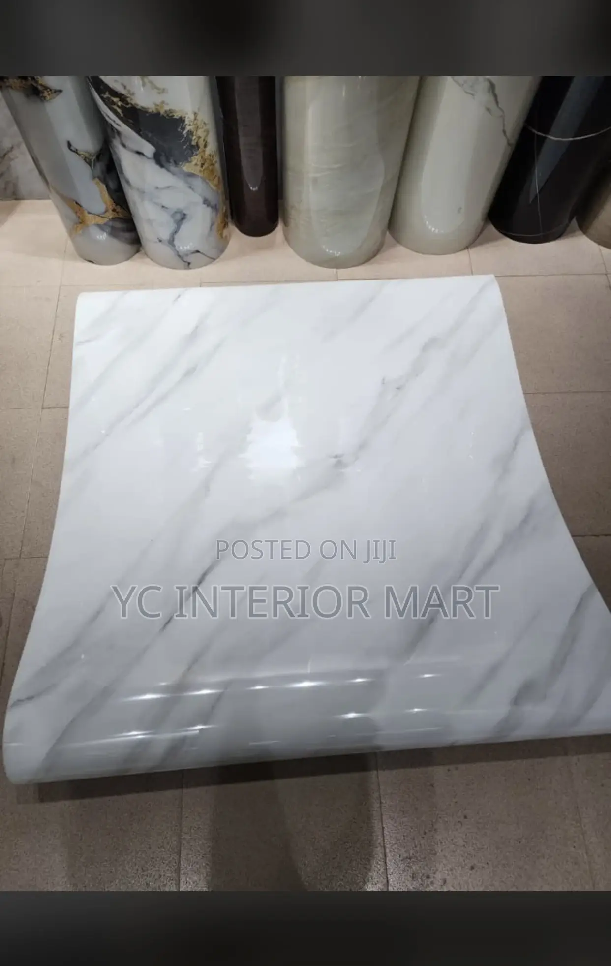 Glossy Quality Marble Foam Wallpaper Wall Sheet