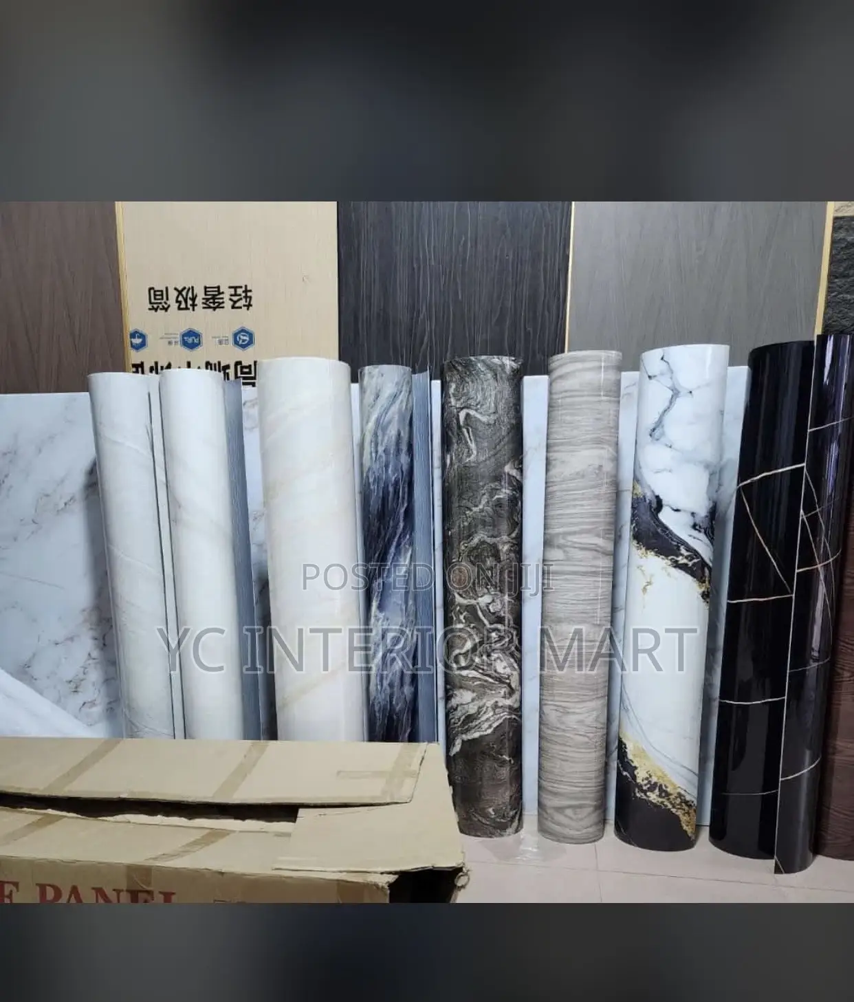 Glossy Quality Marble Foam Wallpaper Wall Sheet