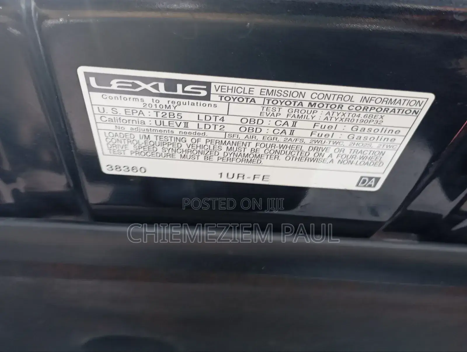 Lexus GX 460 2010 Black