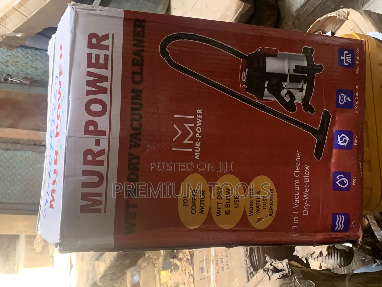 Mur-Power Wet and Dry Vacuum Cleaner 1300w