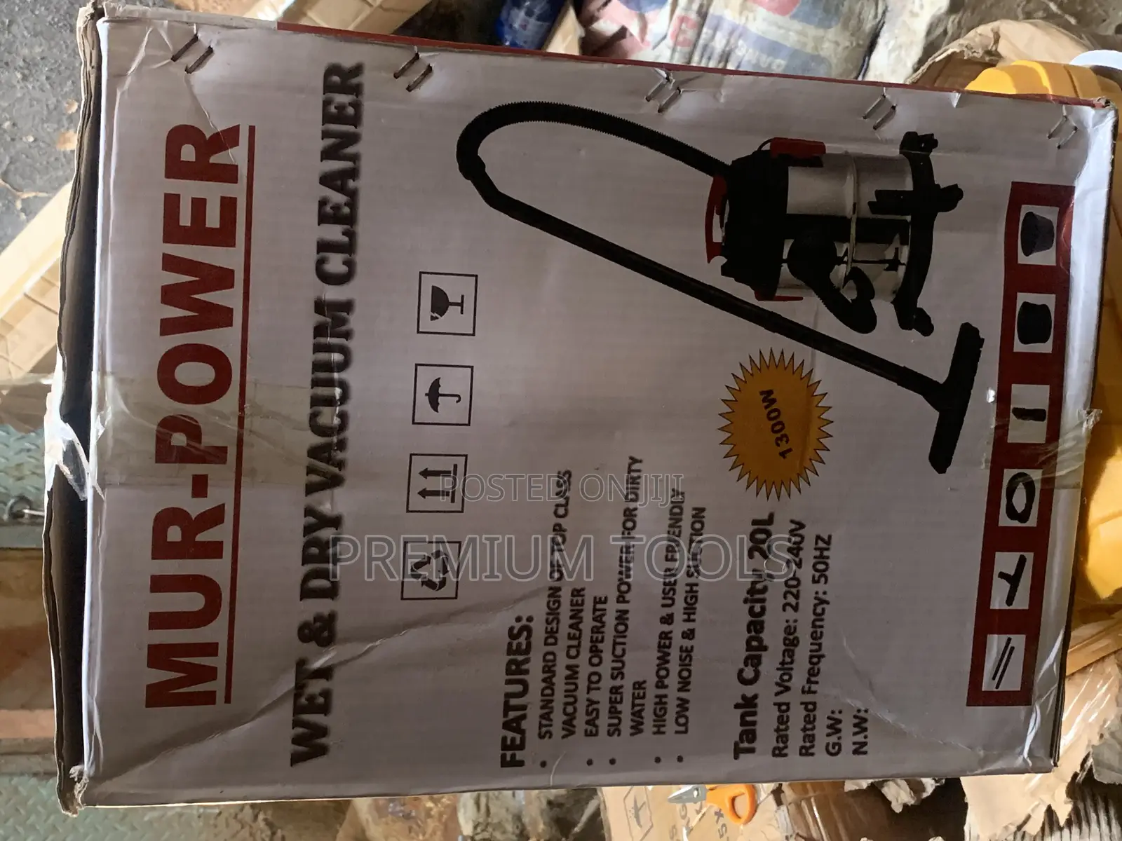 Mur-Power Wet and Dry Vacuum Cleaner 1300w