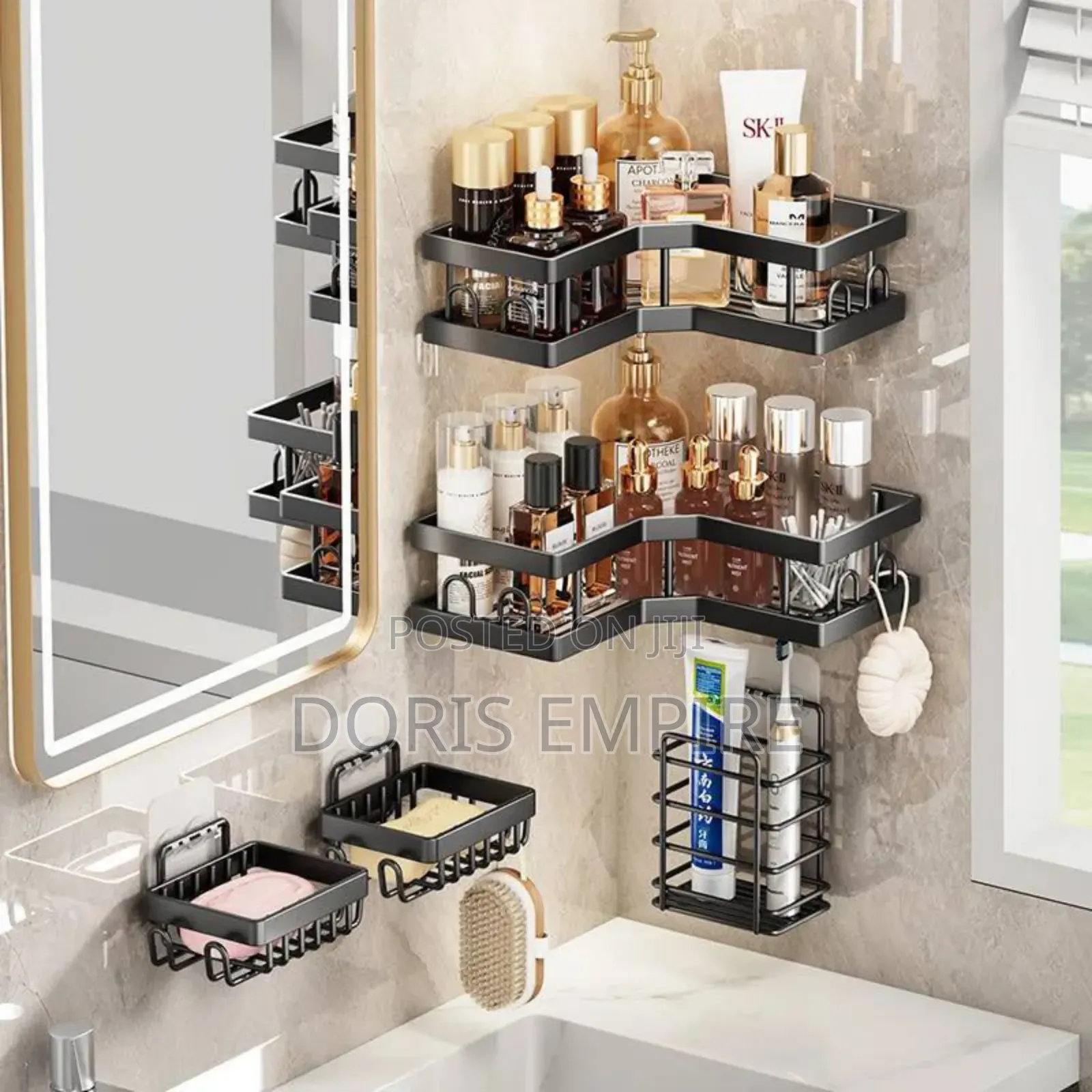 Qaulity Bathroom Shelf Organiser Set of 5 Available