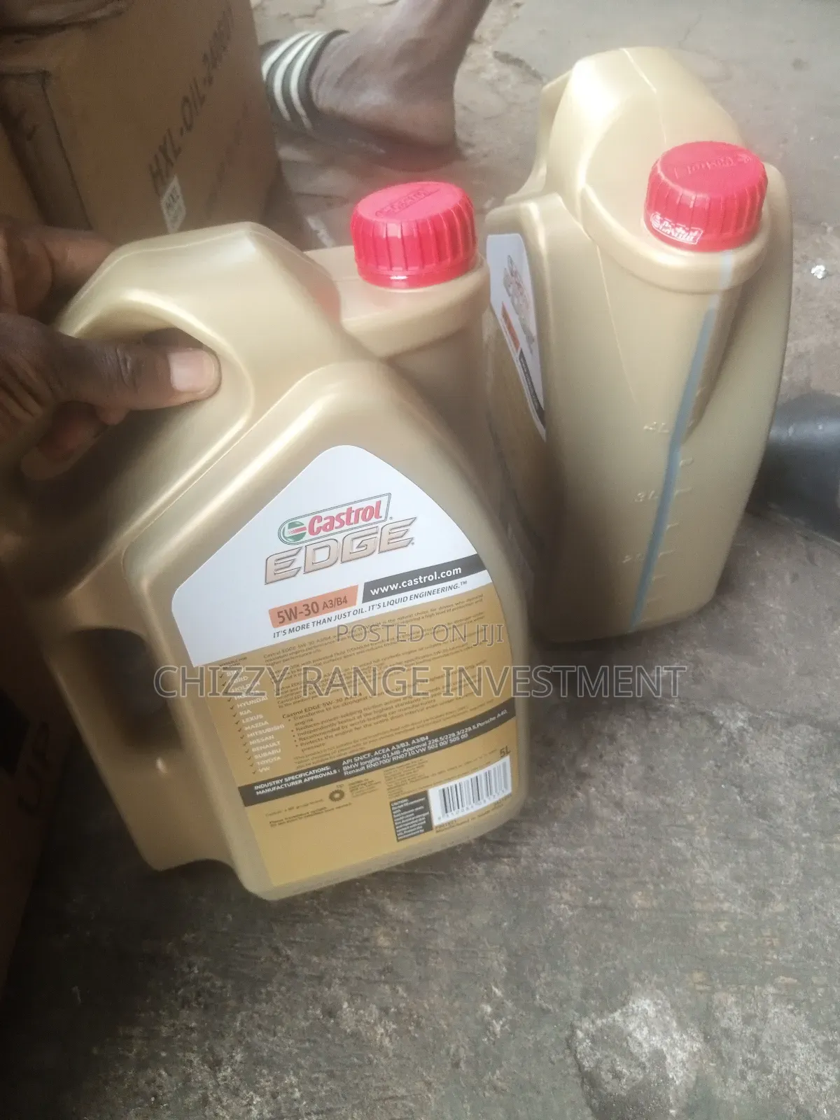 Original 5w30 Castrol Oil for Range Rovers