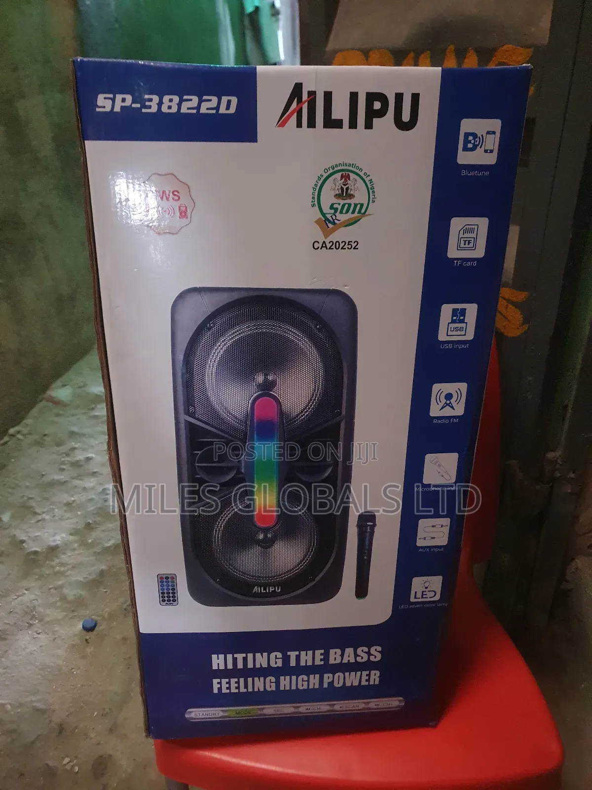 8inches Ailipu Public Address System With Trolley Big Body