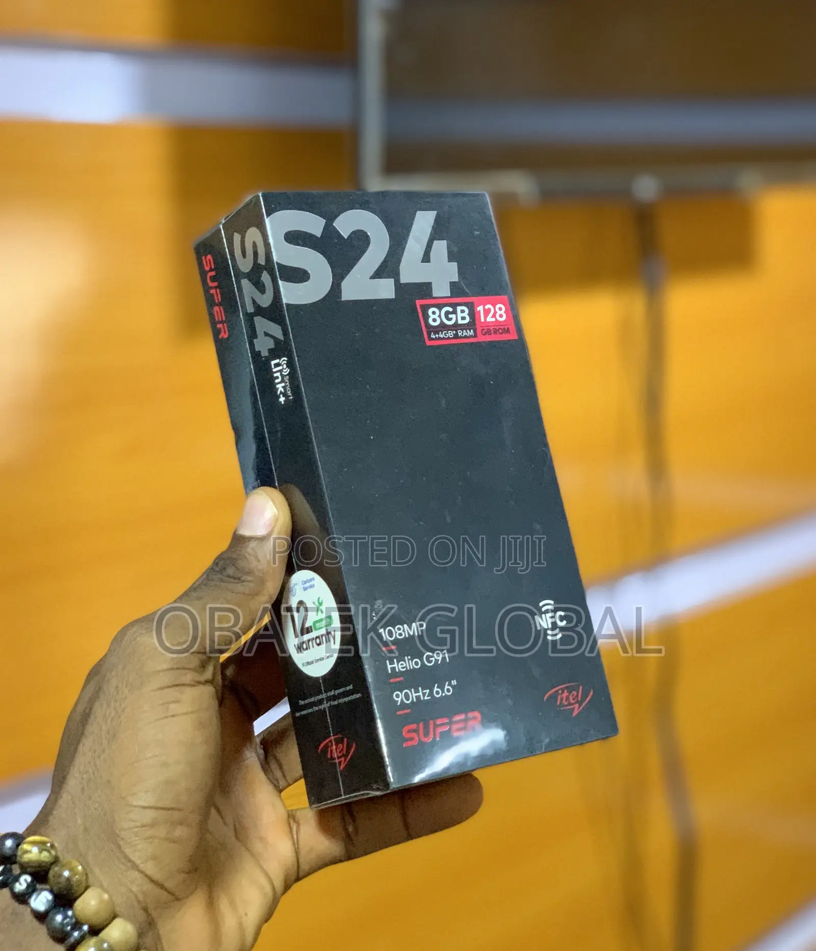 New Itel S24 128 GB White