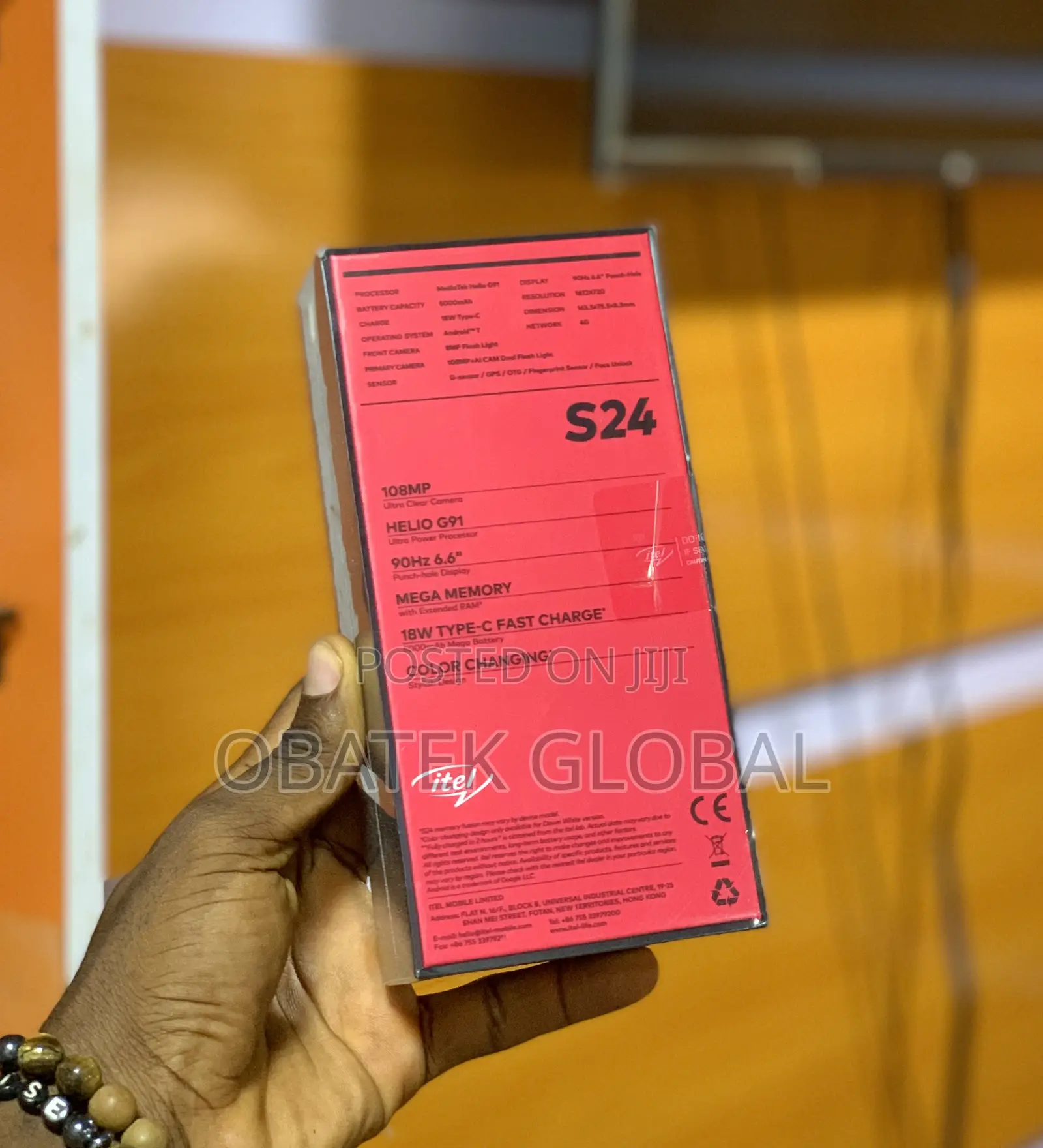 New Itel S24 128 GB White