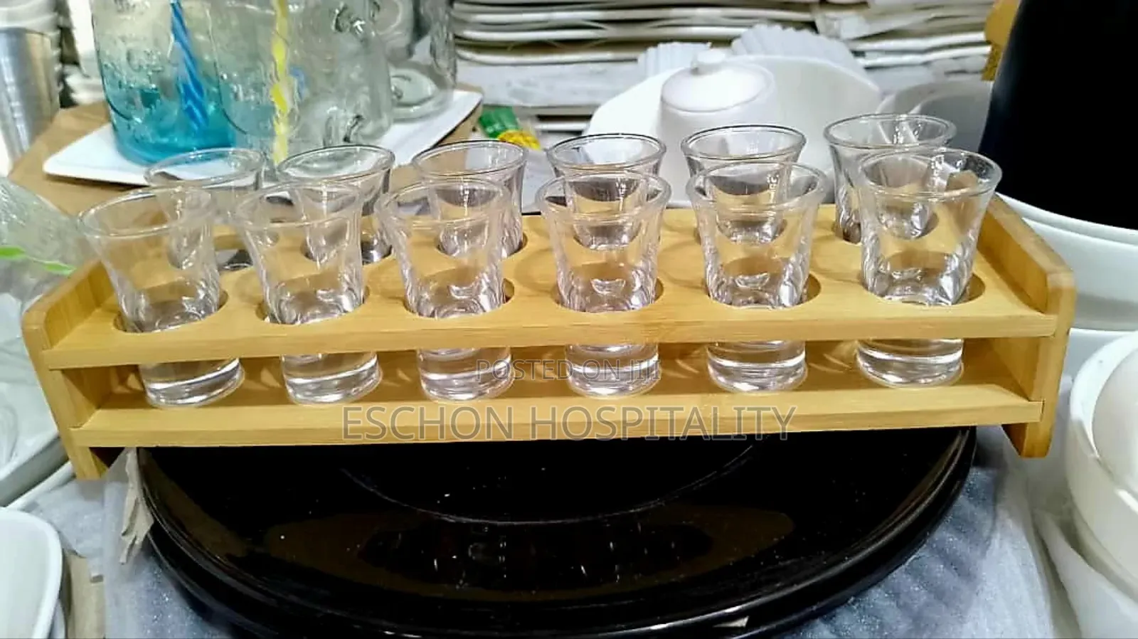 Tequila Shots Glasses With 12 Holes Shots Rack