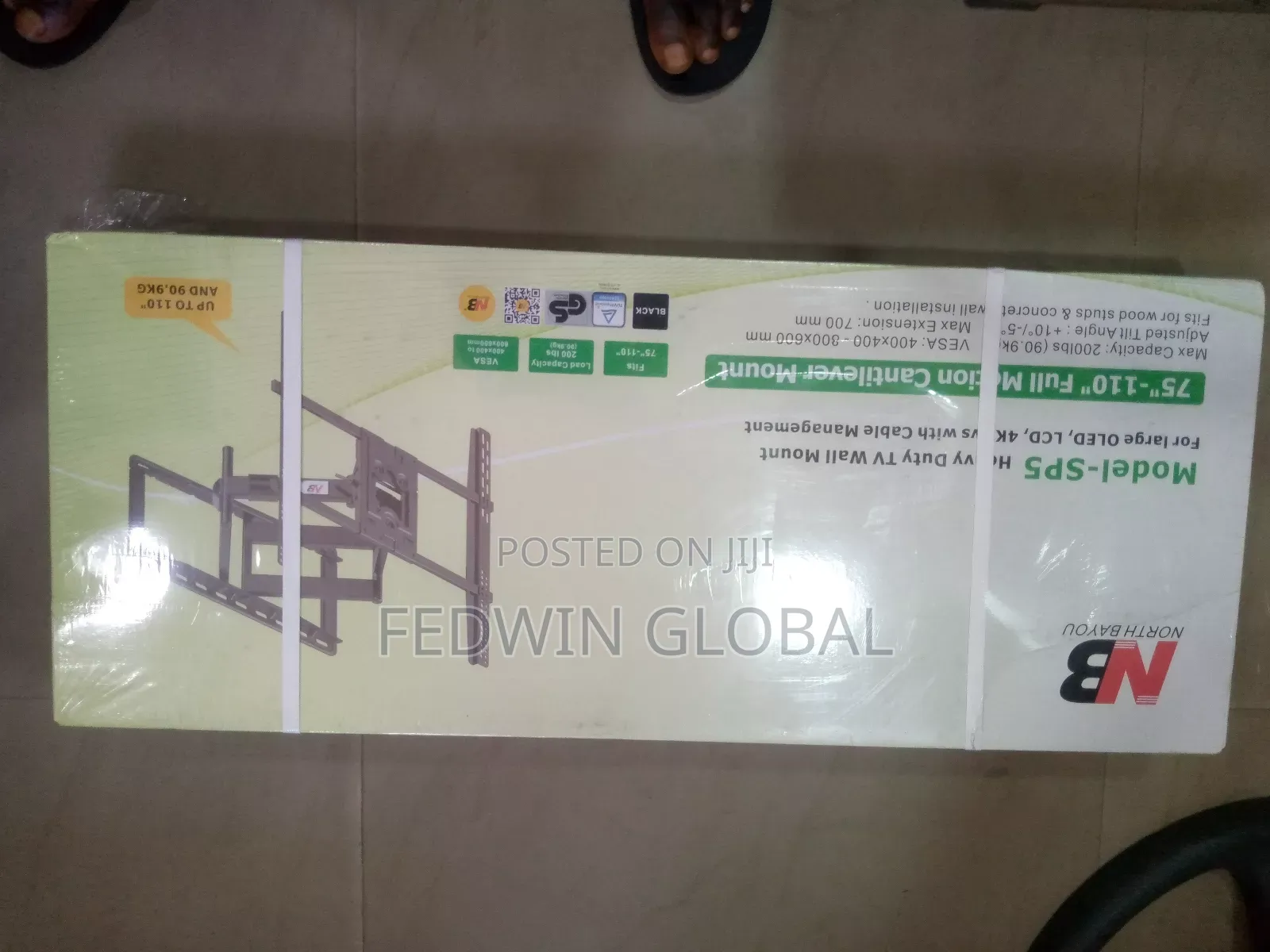 Heavy Duty 110"Tv Wall Bracket