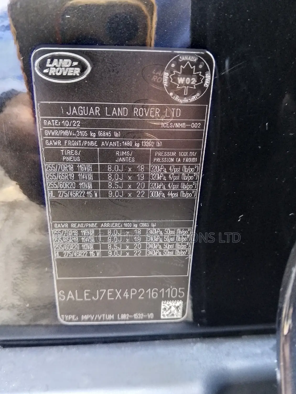 Rover Land 2023 Black