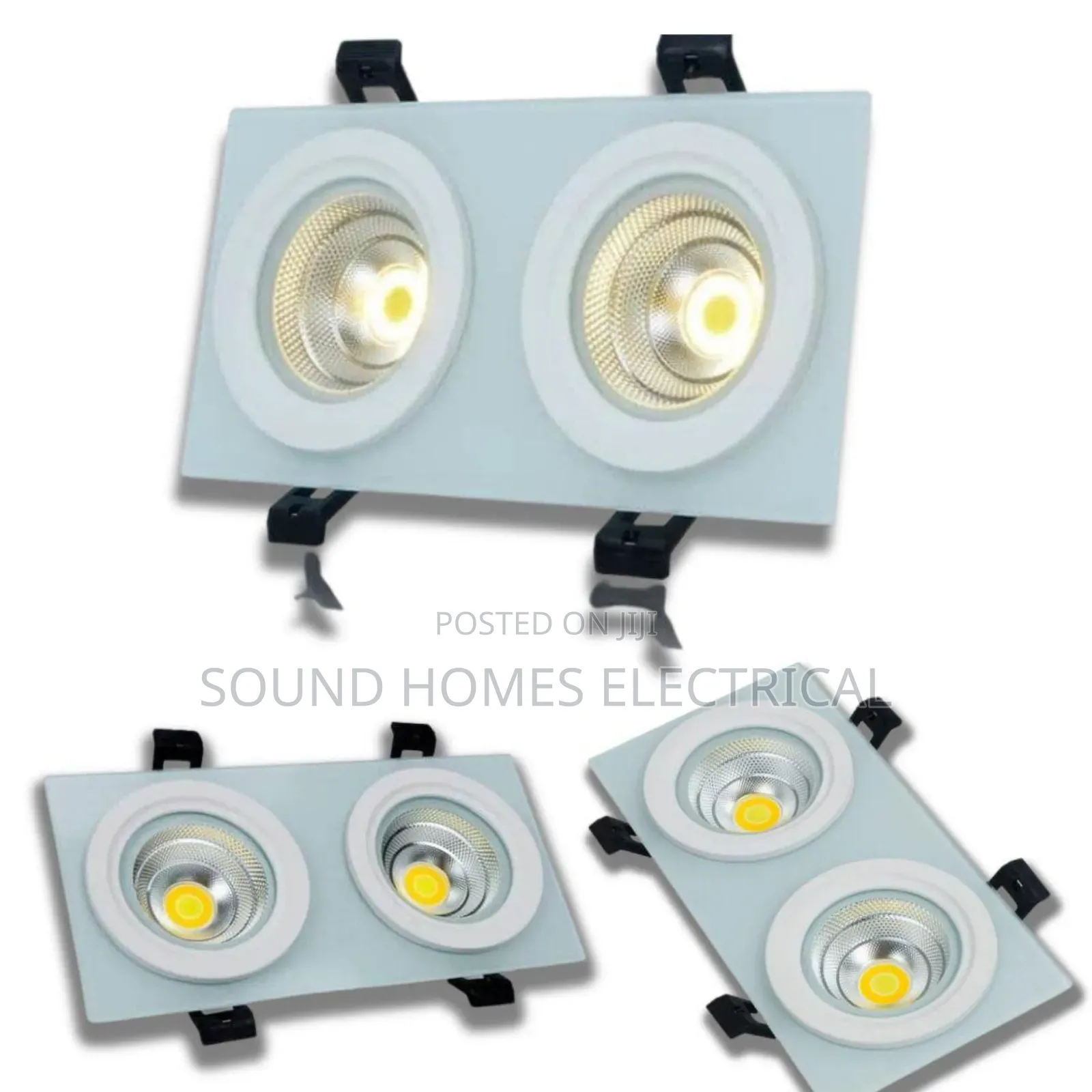 Tricolor 2in1 Glass Recess / Spotlights