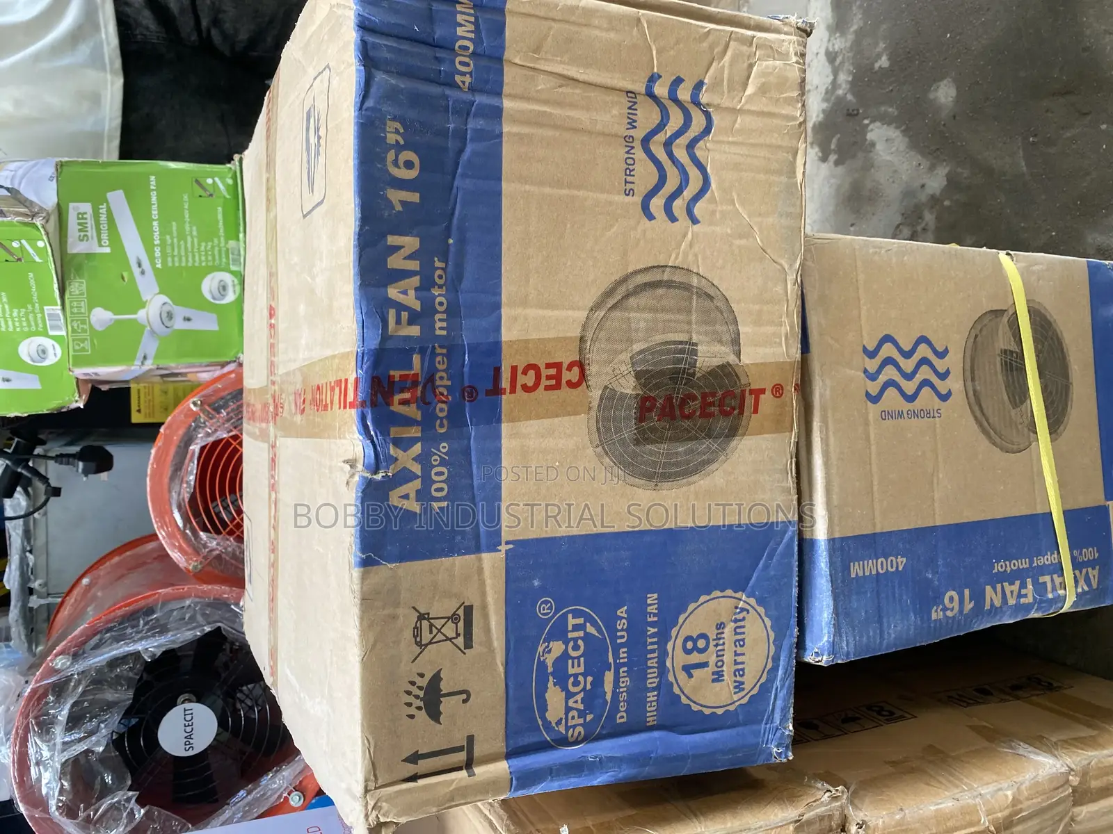 16" Duct Axial Fan - Single Phase