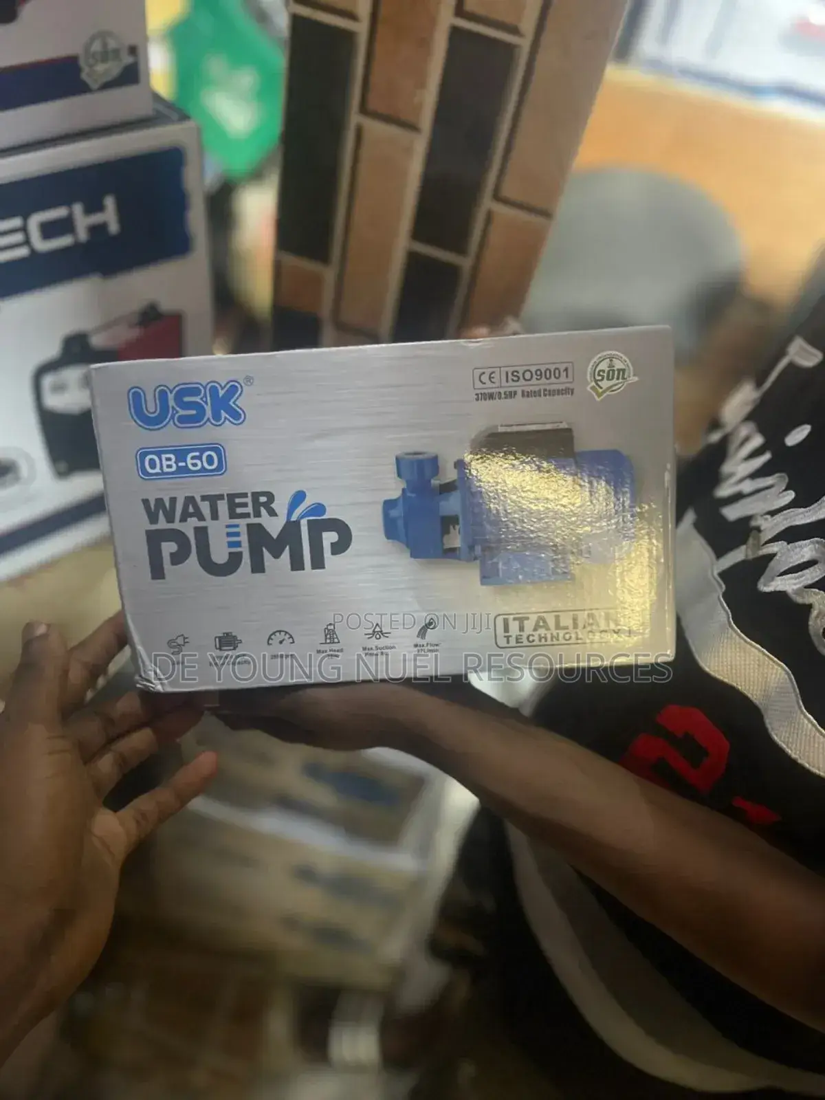 U. S. K Surface Water Pump Italian Technology 0.5hp