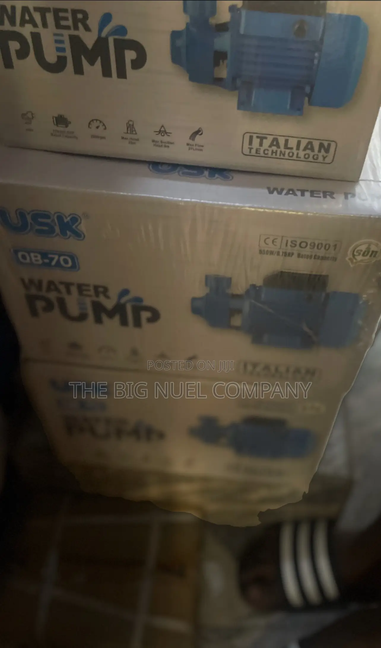 Original U. S. K Surface Water Pump Italian 1hp