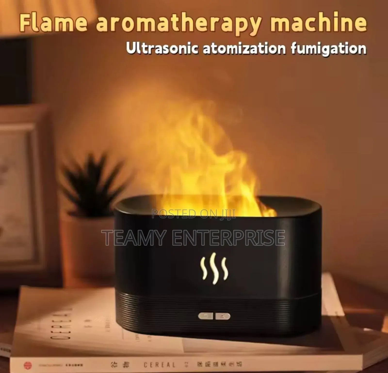 Flames Aroma Humidifier Diffuser Air Purifier Oil Diffuser