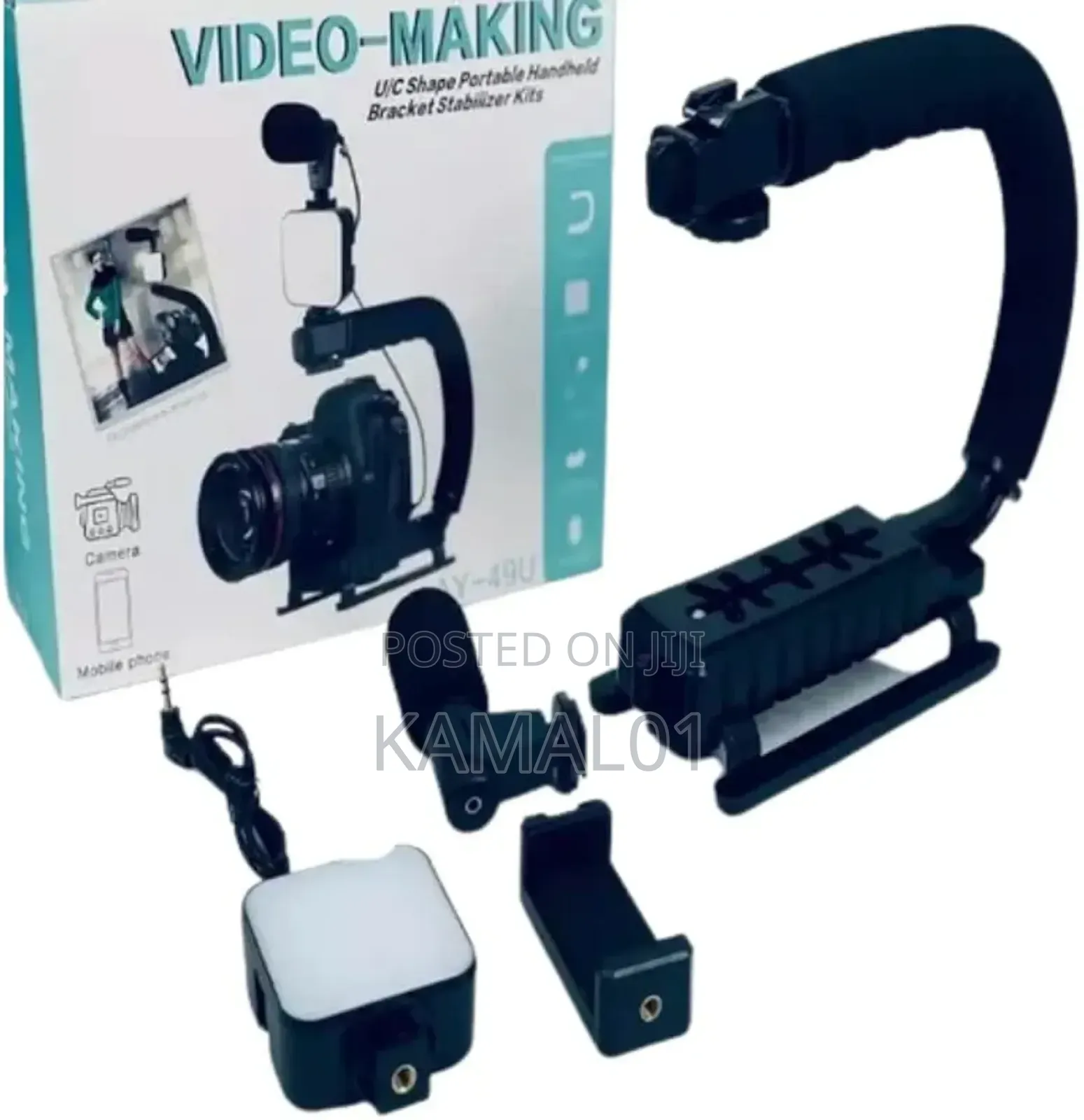 Video Creation, Streaming Kit With Microphone for Camcorder