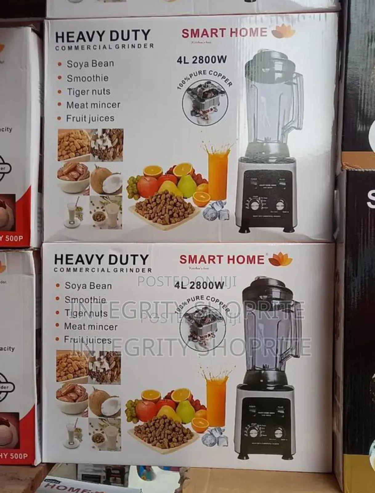 Smart Home Heavy Duty Commercial Blender / Grinder – 4l