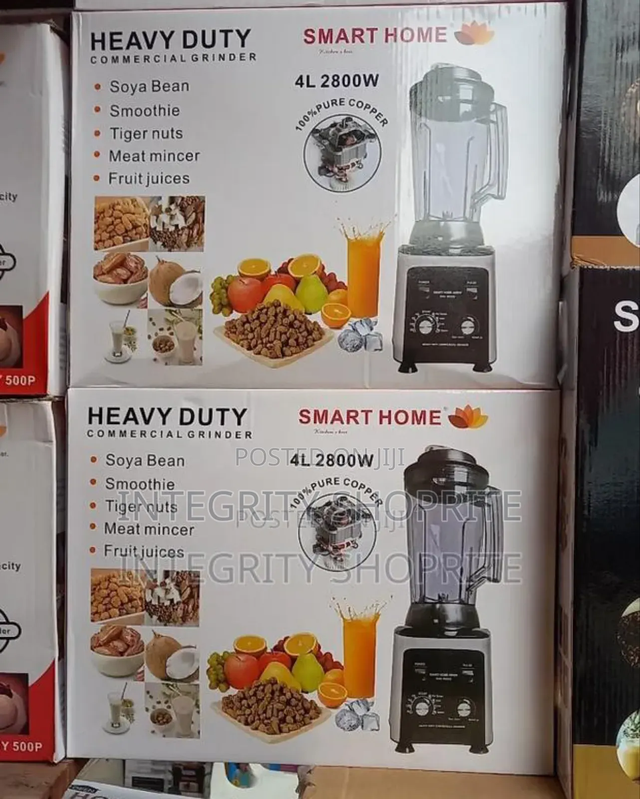 Smart Home Heavy Duty Commercial Blender / Grinder – 4l