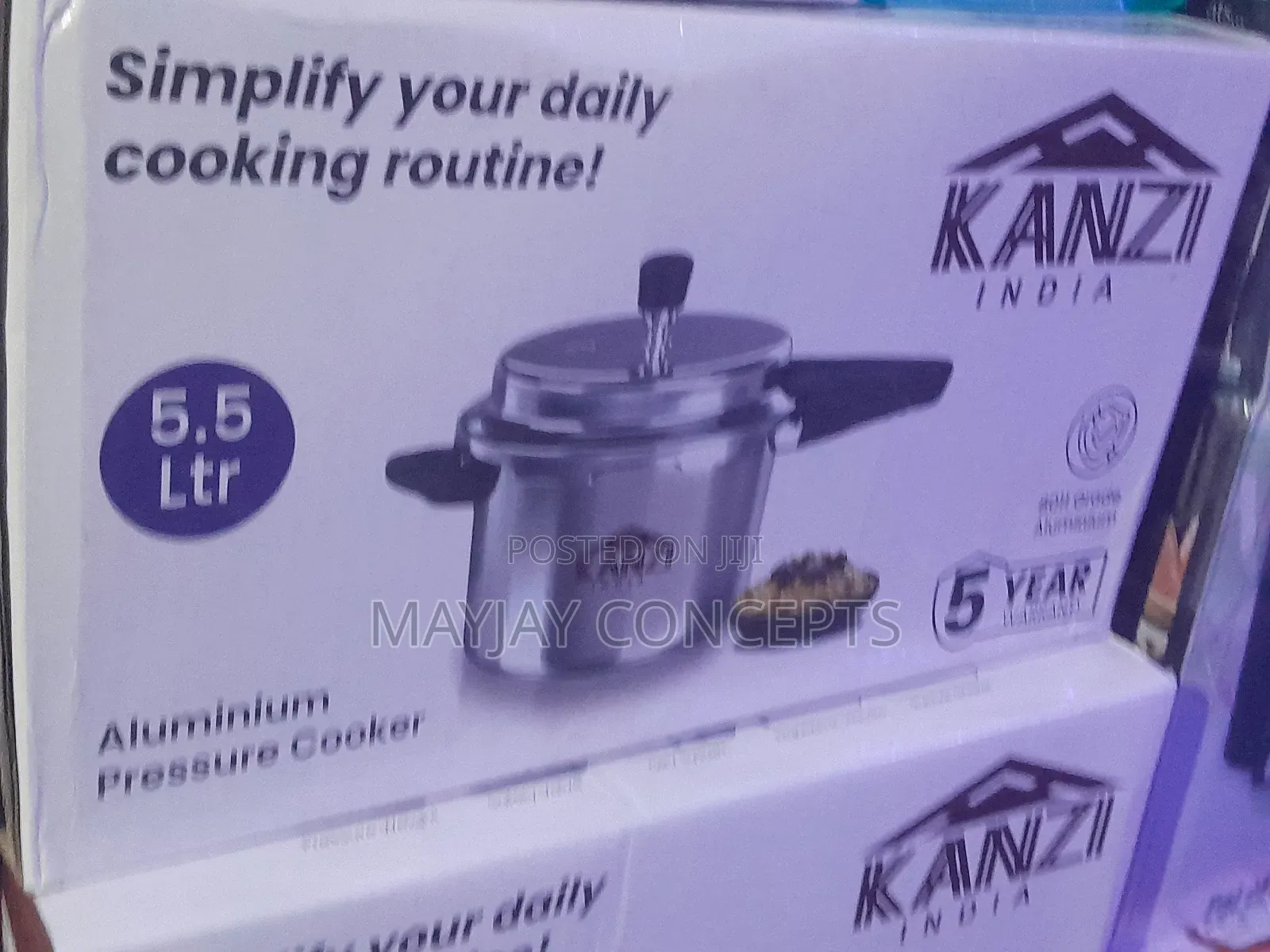 5.5litres Kanzi Pressure Cooker/Pot