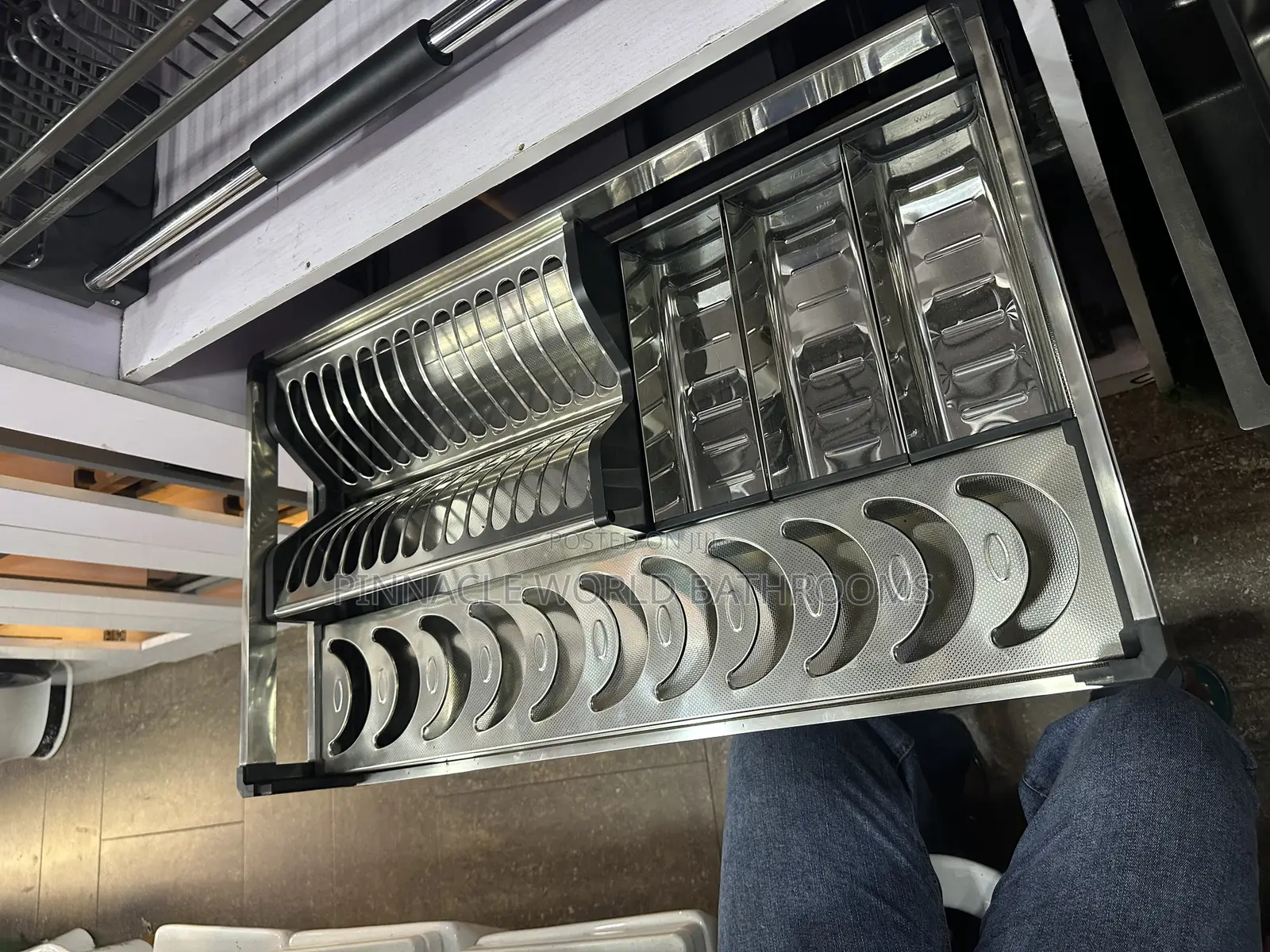 80cm England Multiple Drawer Plate Rack