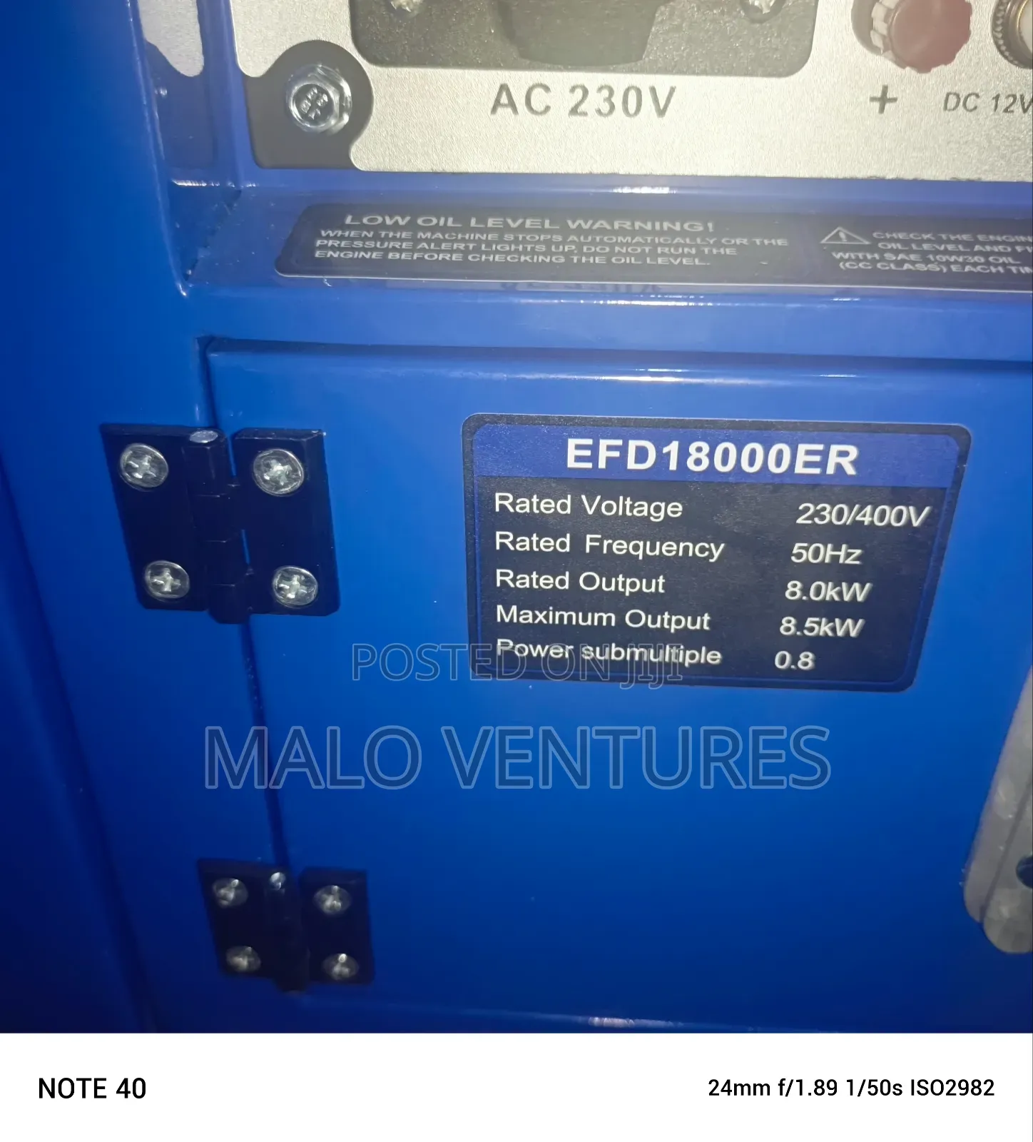 10kva 3 Phase Yamaha Soundproof Diesel Geno