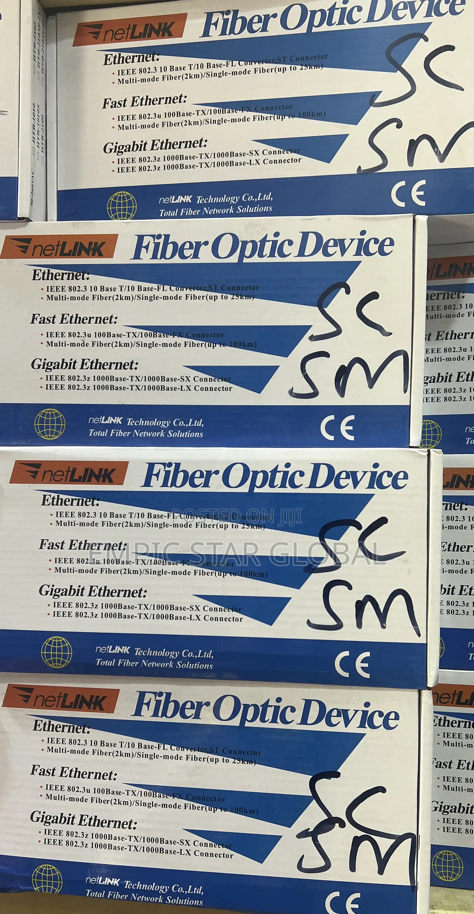 Fiber Media Converter 10/100 And Gigabit Sm/Mm Mode