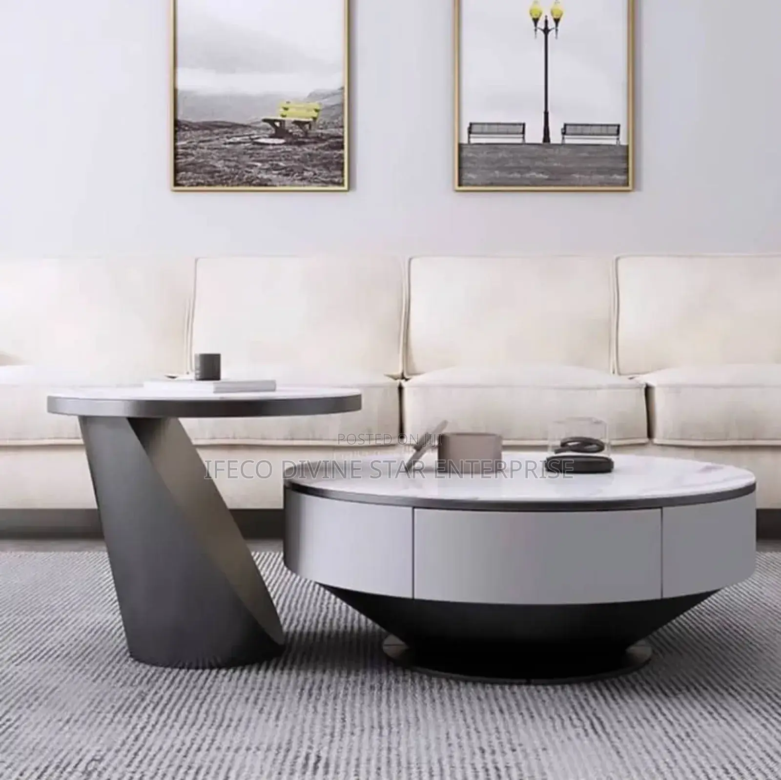 Double Centre Table for Living Room