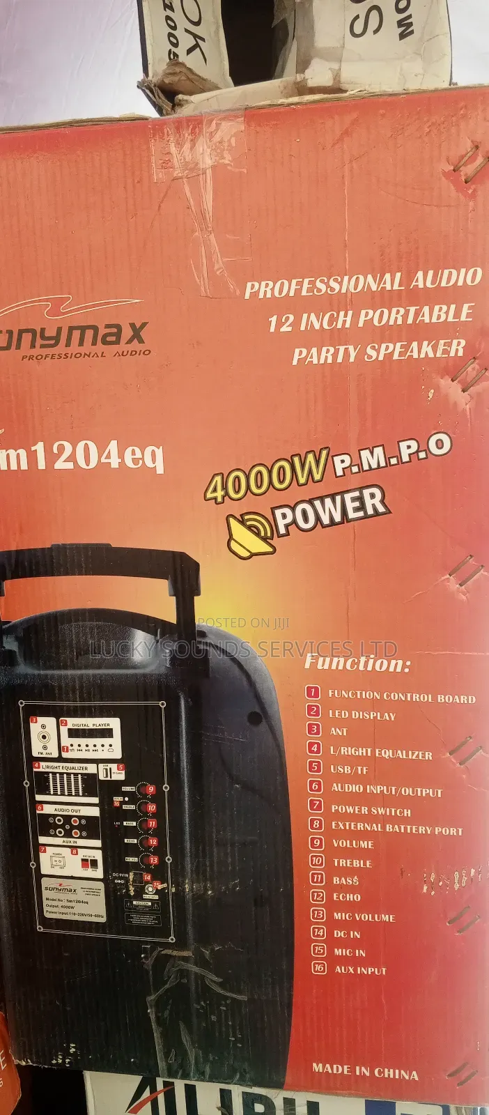 Sonymax Pa System 12"
