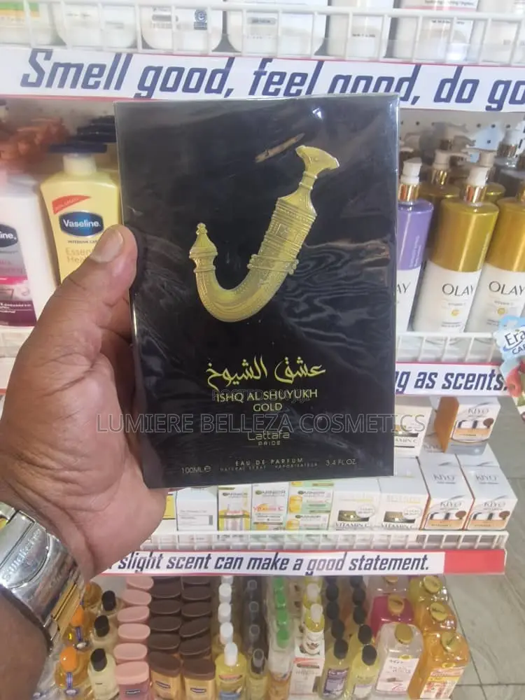 Ishq Al Shuyukh Gold Lattafa Perfumes for Women and Men