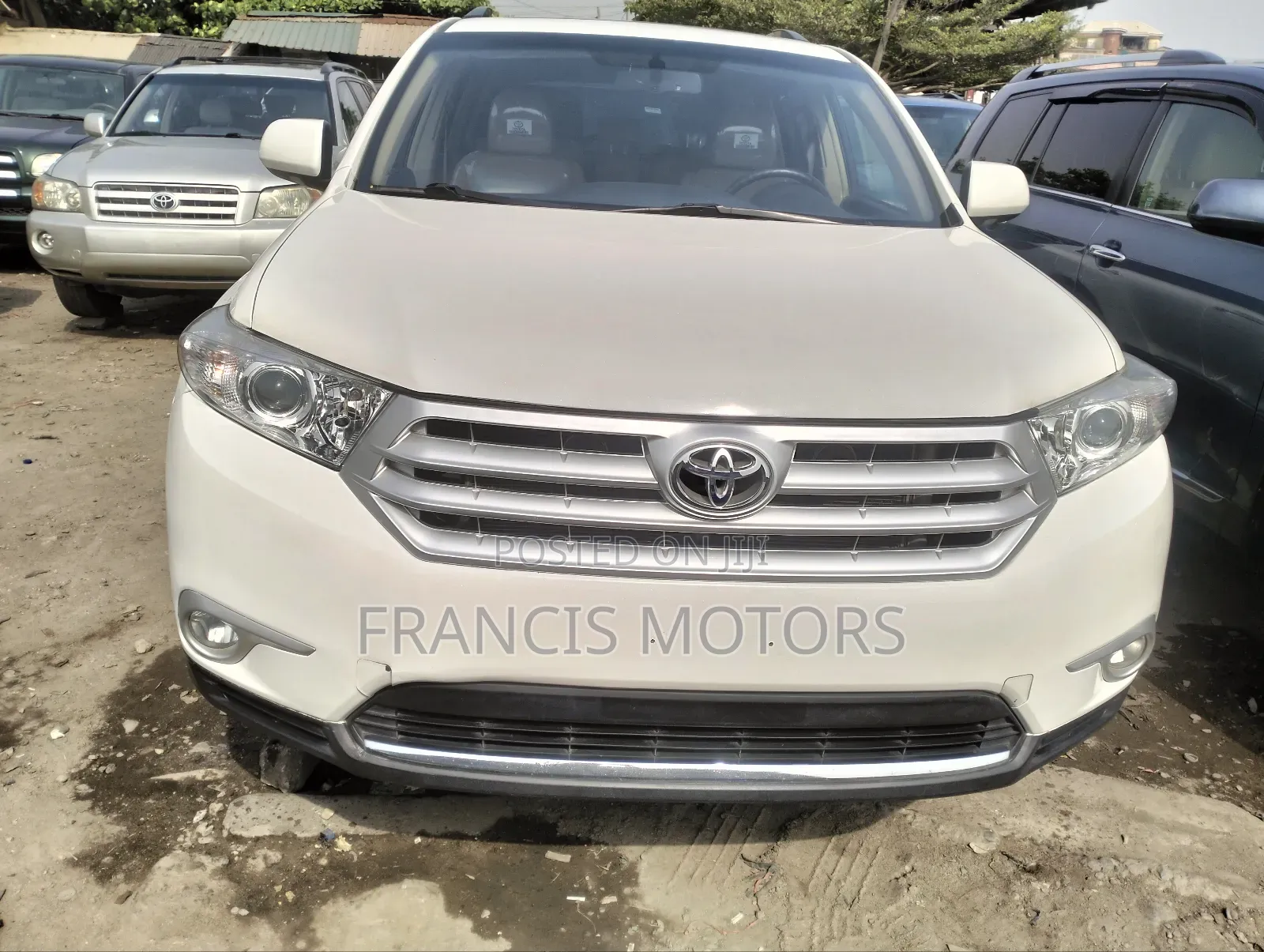Toyota Highlander Limited 3.5l 4WD 2013 White