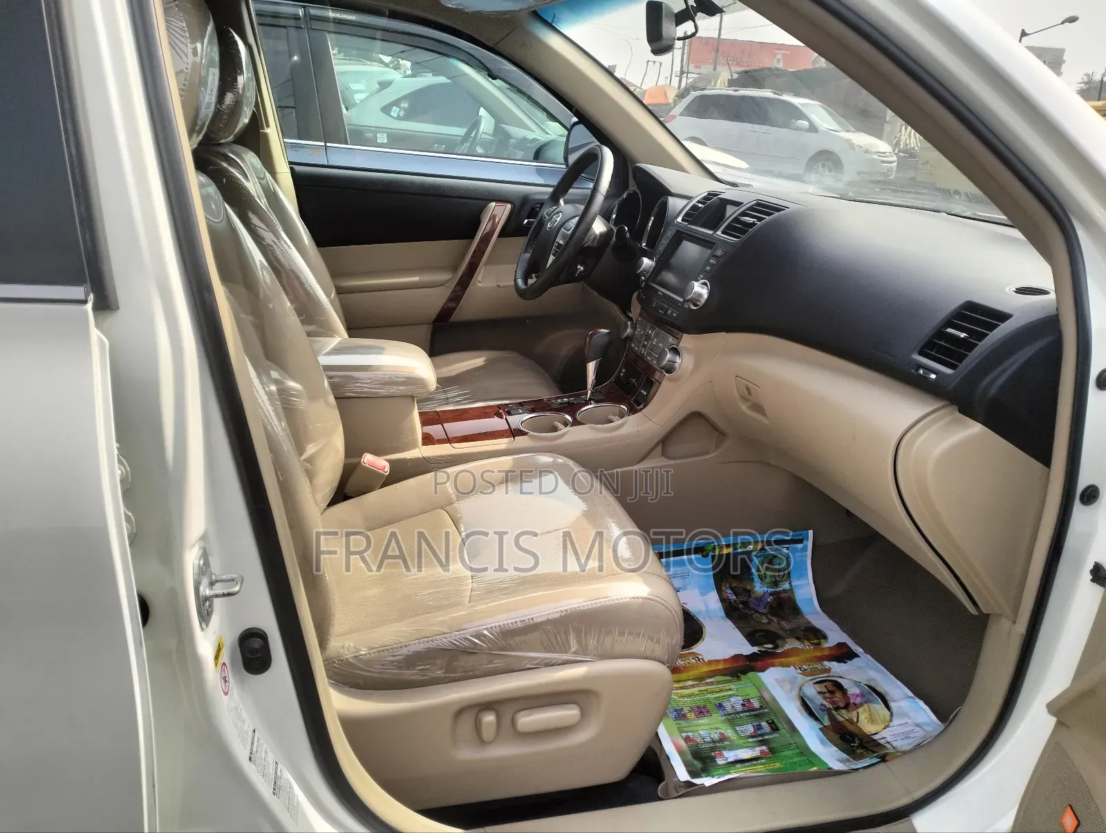 Toyota Highlander Limited 3.5l 4WD 2013 White