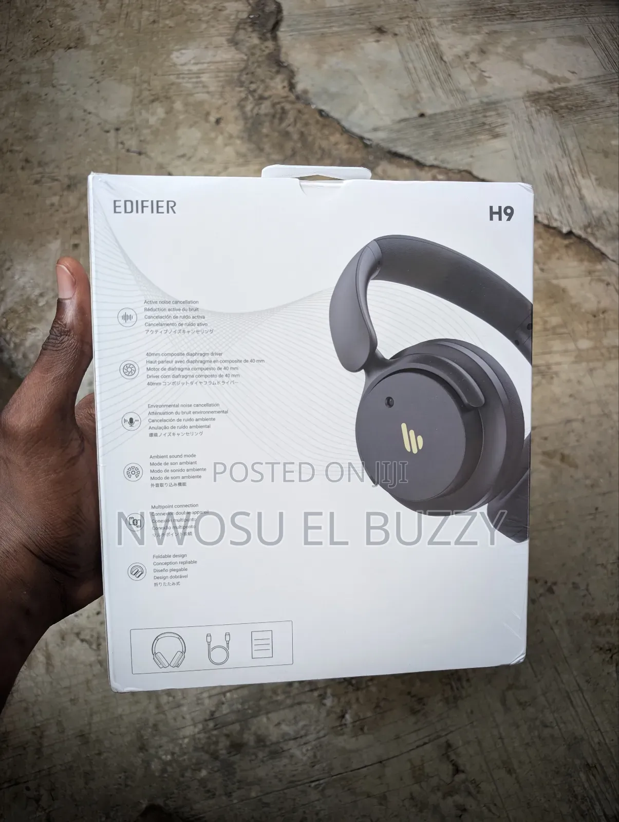 Edifier H9 Hybrid Active Noise Cancelling Headphones