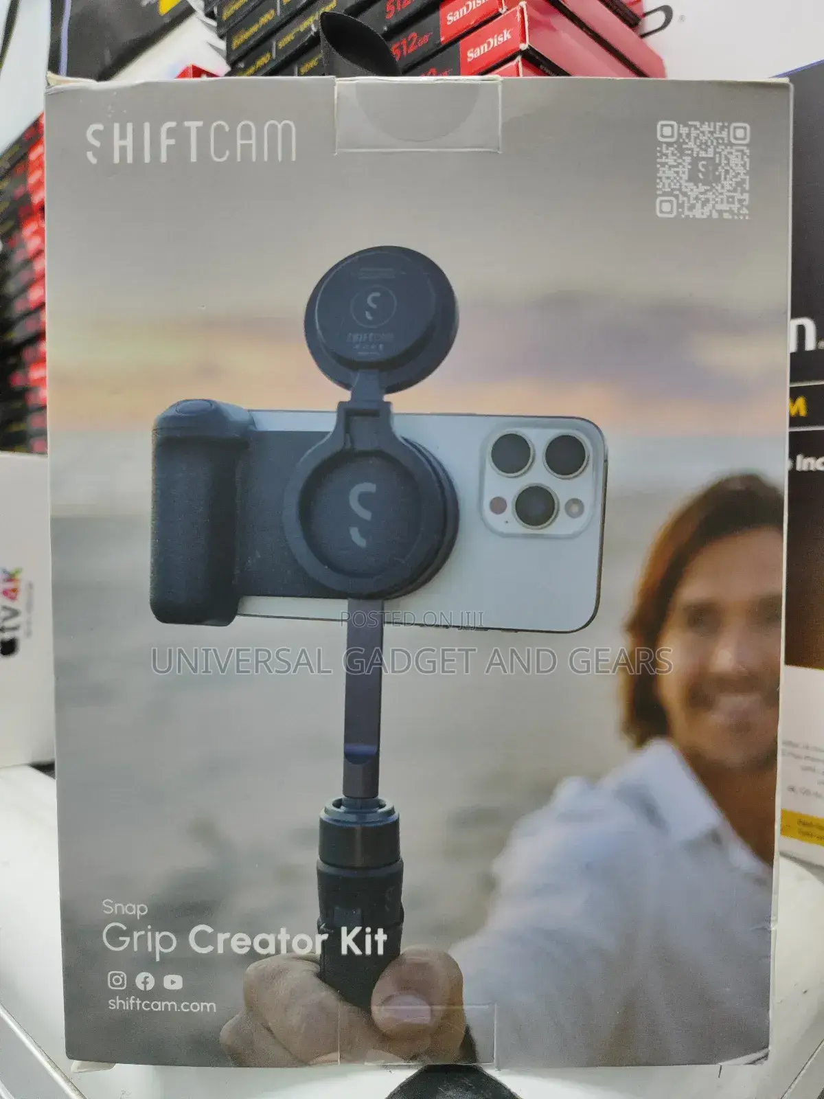 Snapgrip Creator Kit (Magnetic Snap-on Mobile Battery Grip