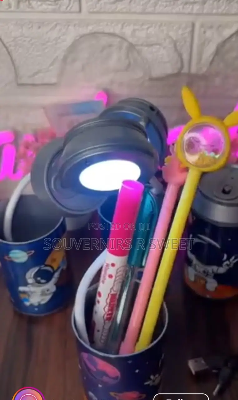 Rechargeable Kids Lamp And Pen Holder