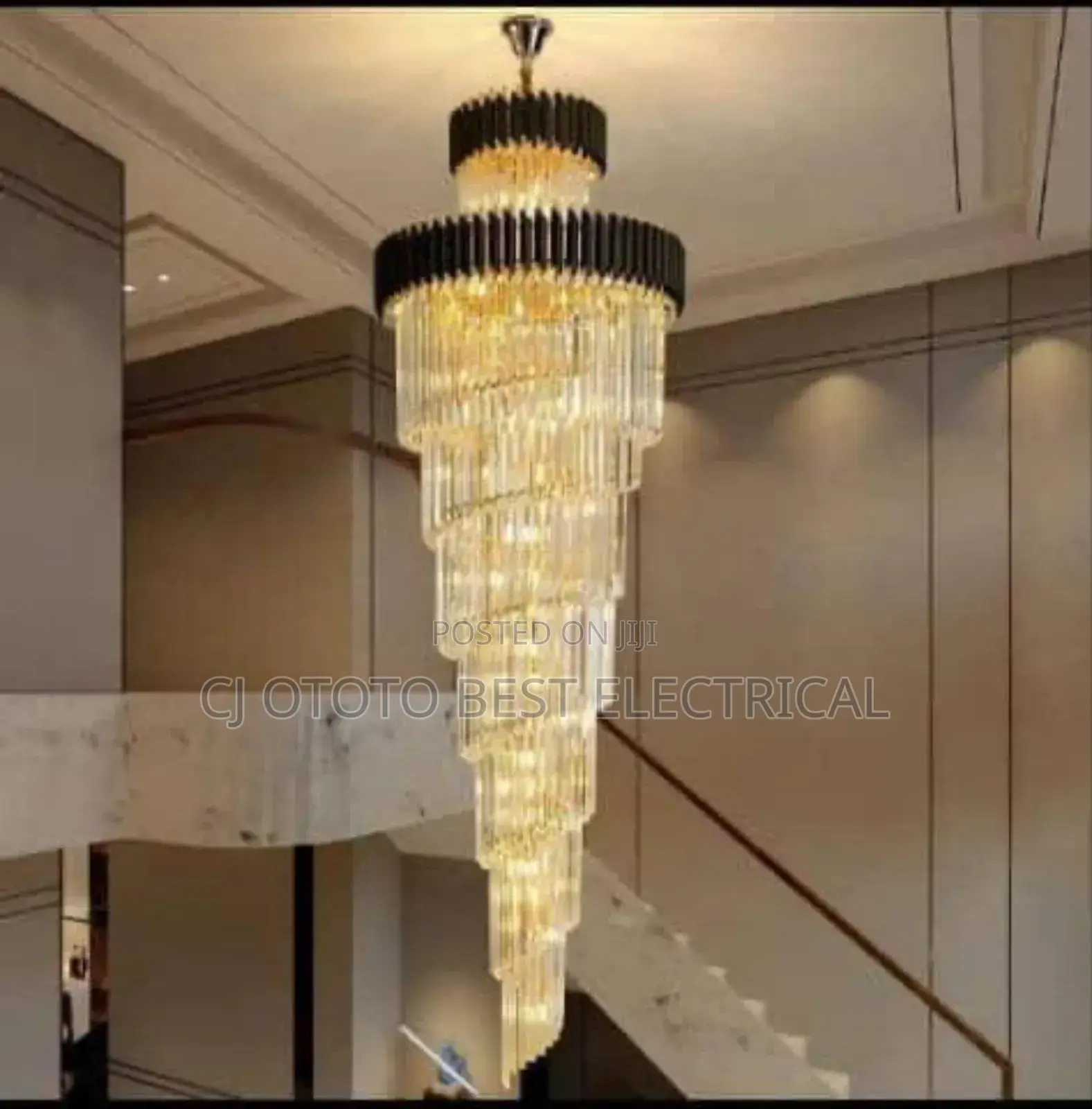 Crystal Luxury Staircase Light Available Now Promo Price