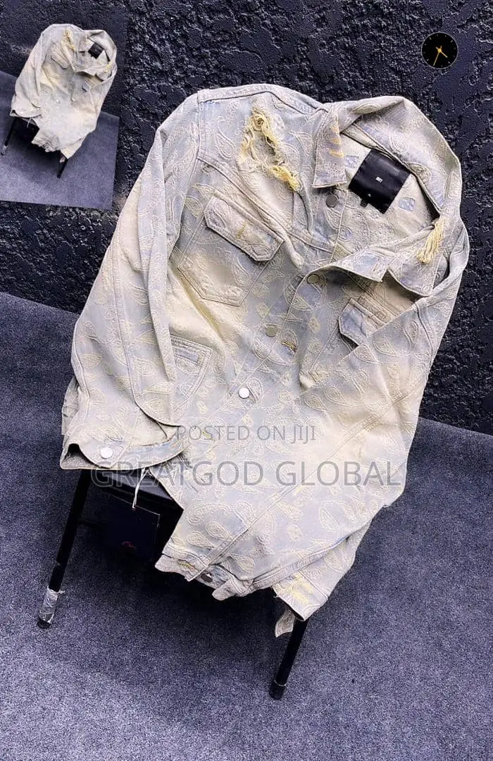 Luxury Jeans Jacket Top for Men