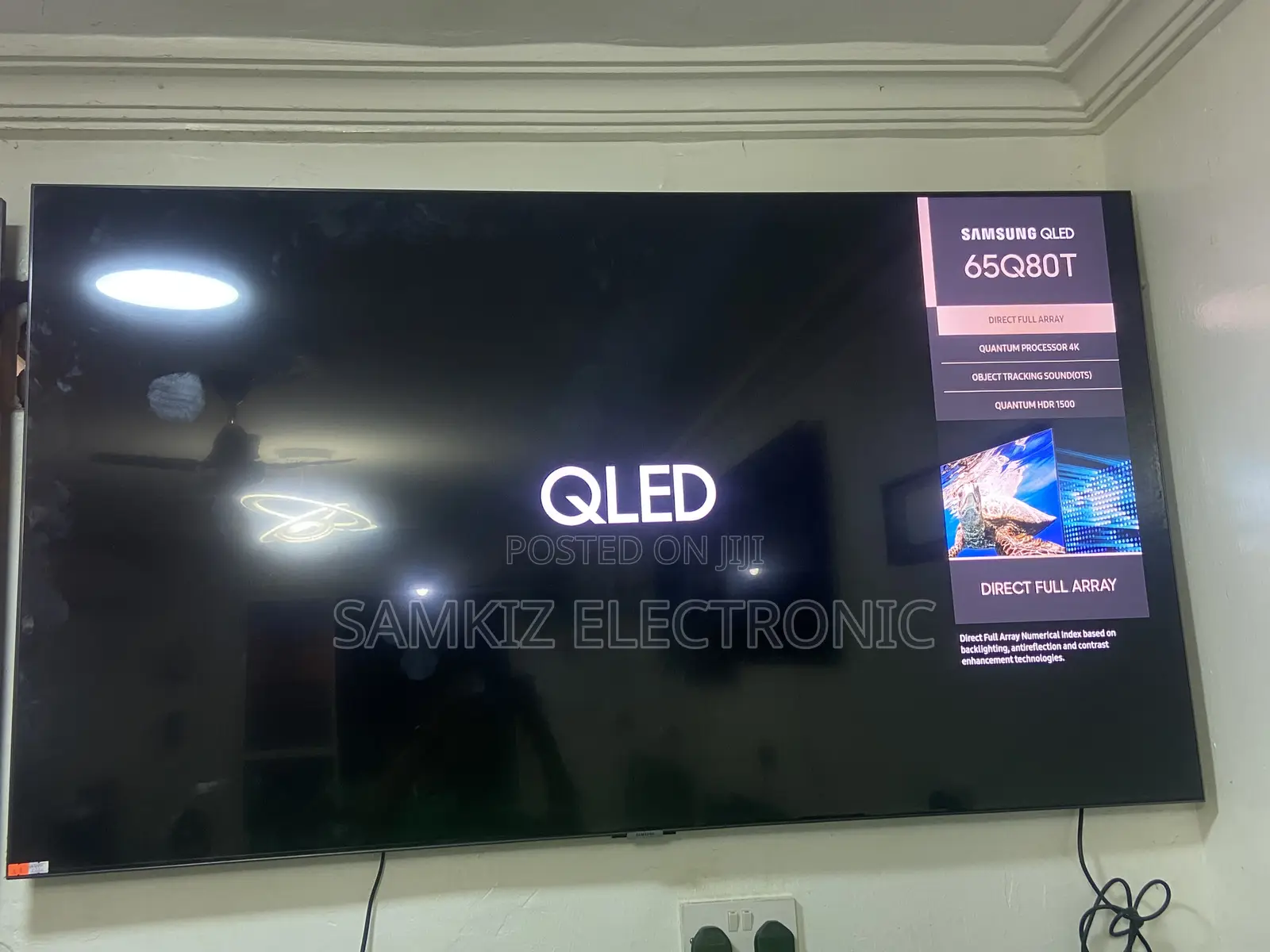 65 Inches Samsung Q80T Qled Full Smart TV