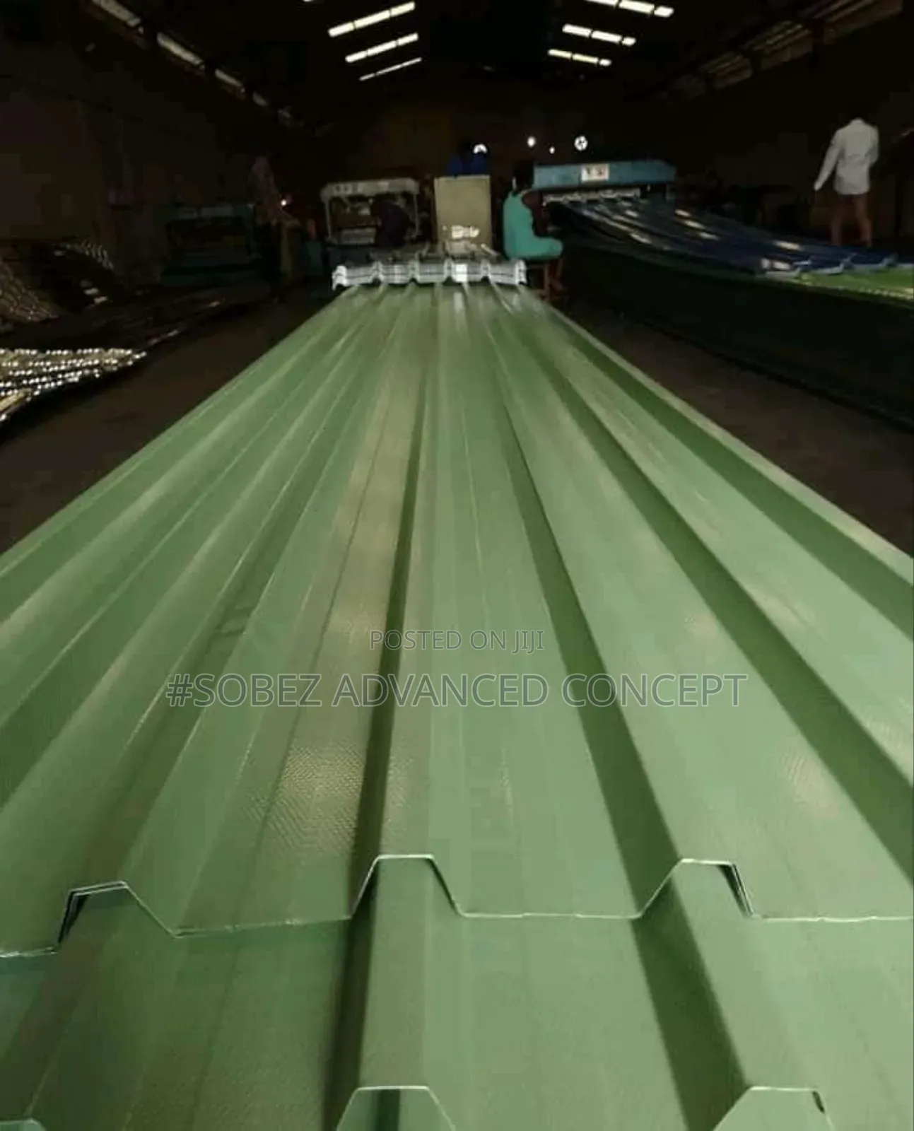 Classic Green High Guage Long Span Aluminum Roof