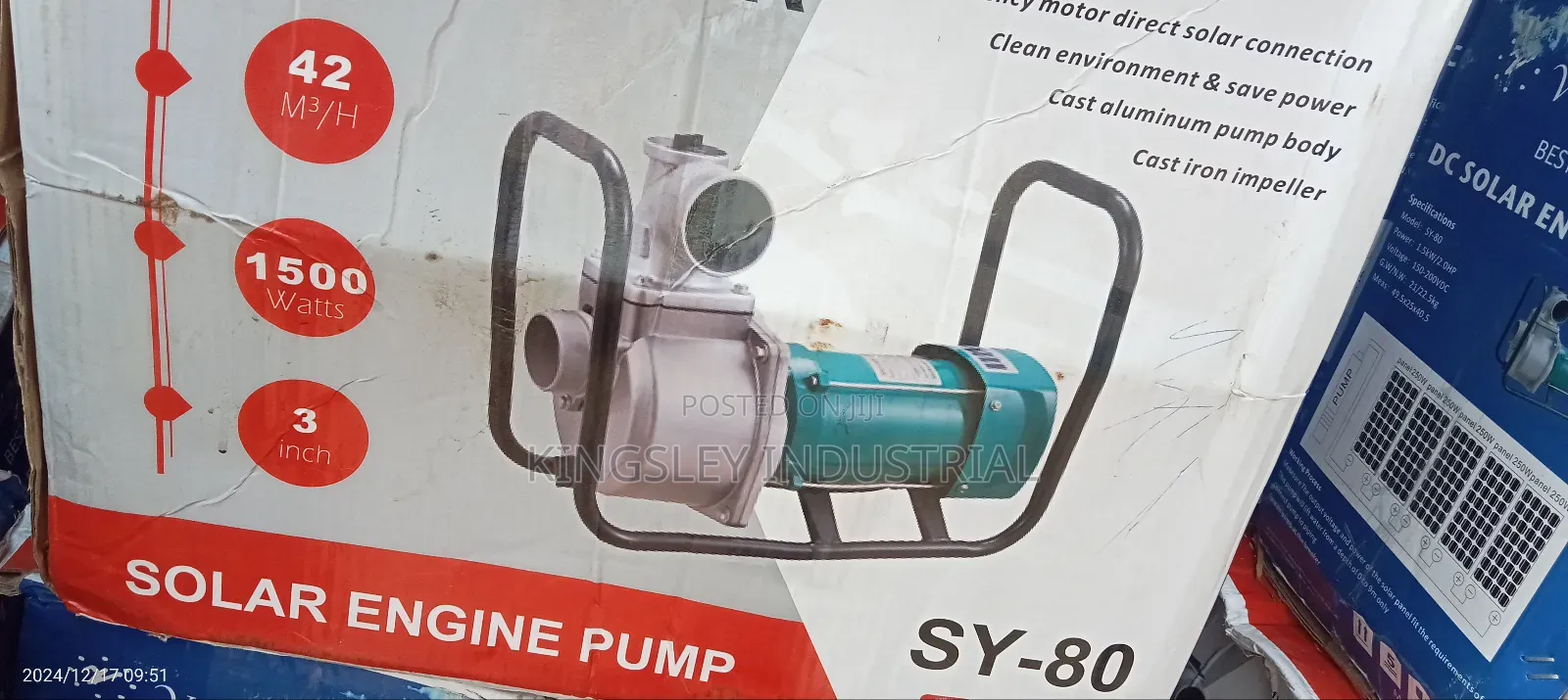 Surface DC Solar Pump 2hp 1500w 3inches