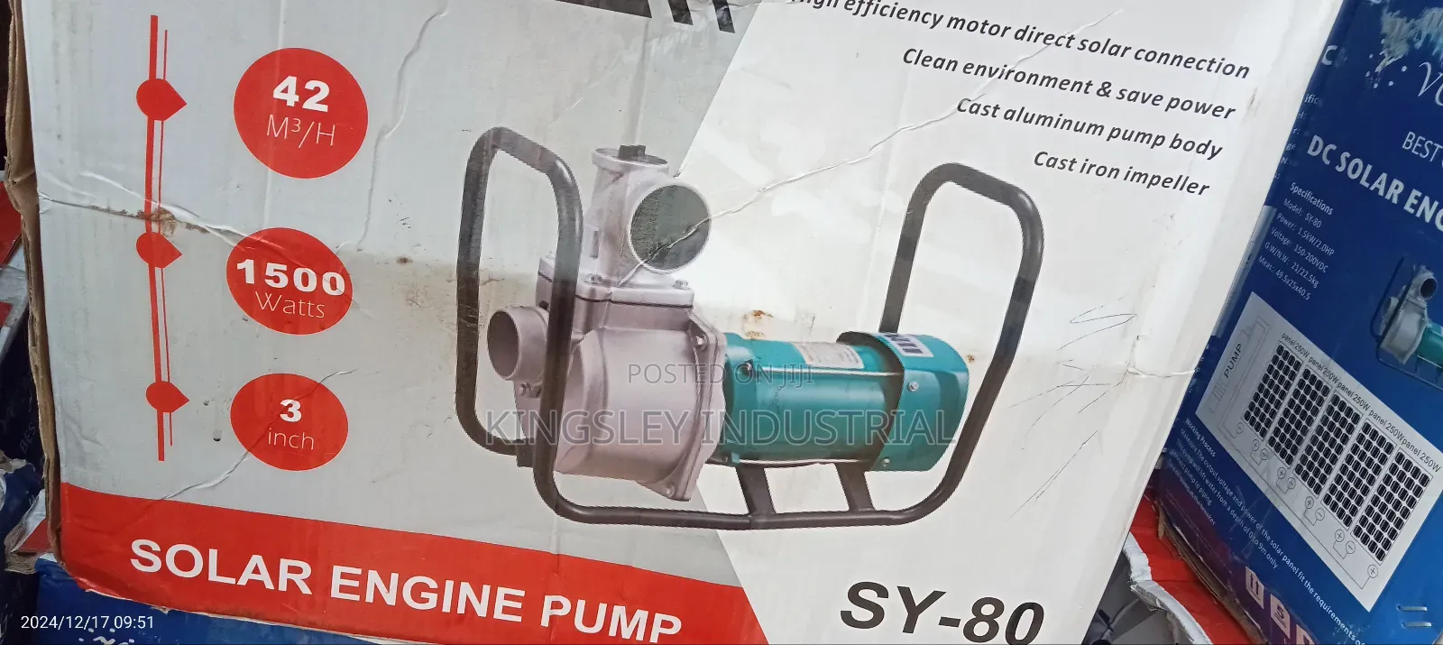 Surface DC Solar Pump 2hp 1500w 3inches