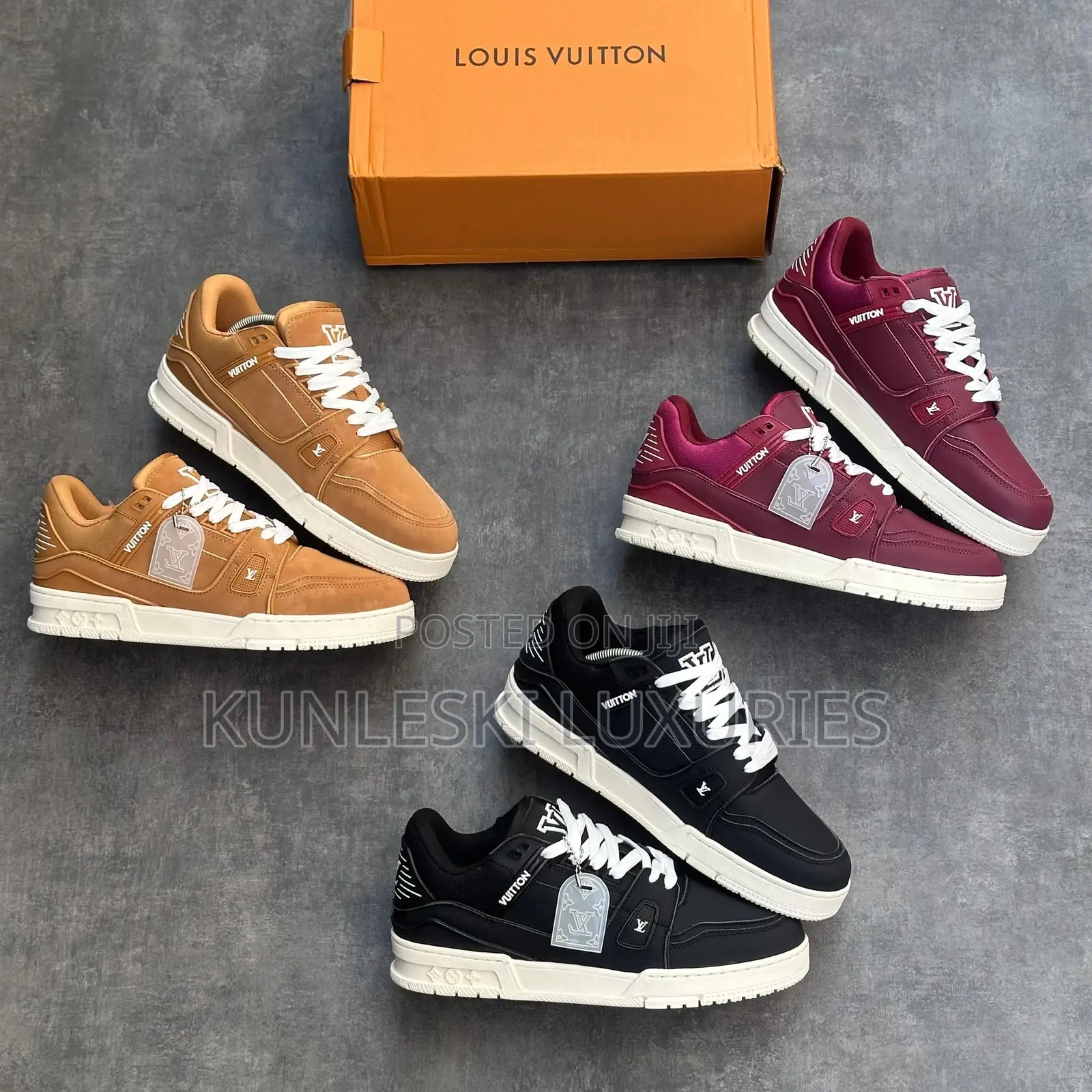 Original Louis Vuitton Monogram Luxury Sneakers Collections