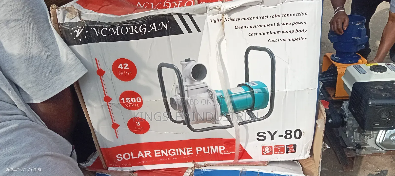 Surface DC Solar Pump 2hp 1500w 3inches