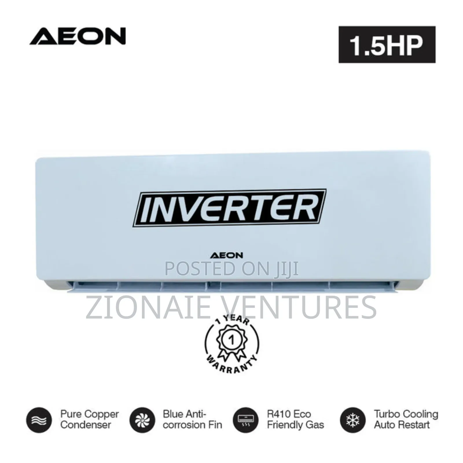 1.5hp Inverter Aeon Ac+Kits