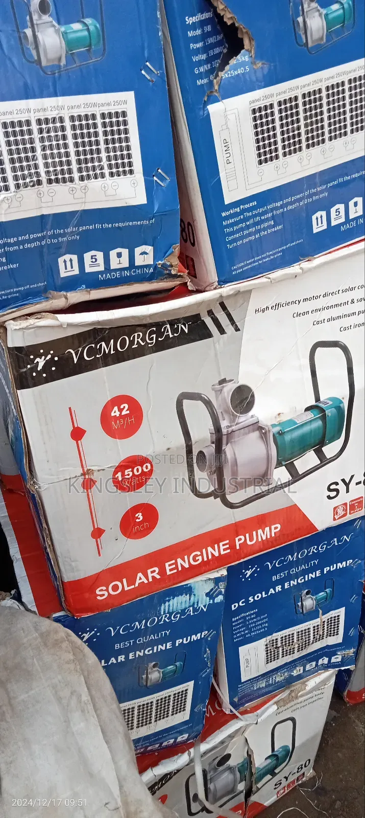 DC Surface Solar Pump 2hp 1500w 3 Inches