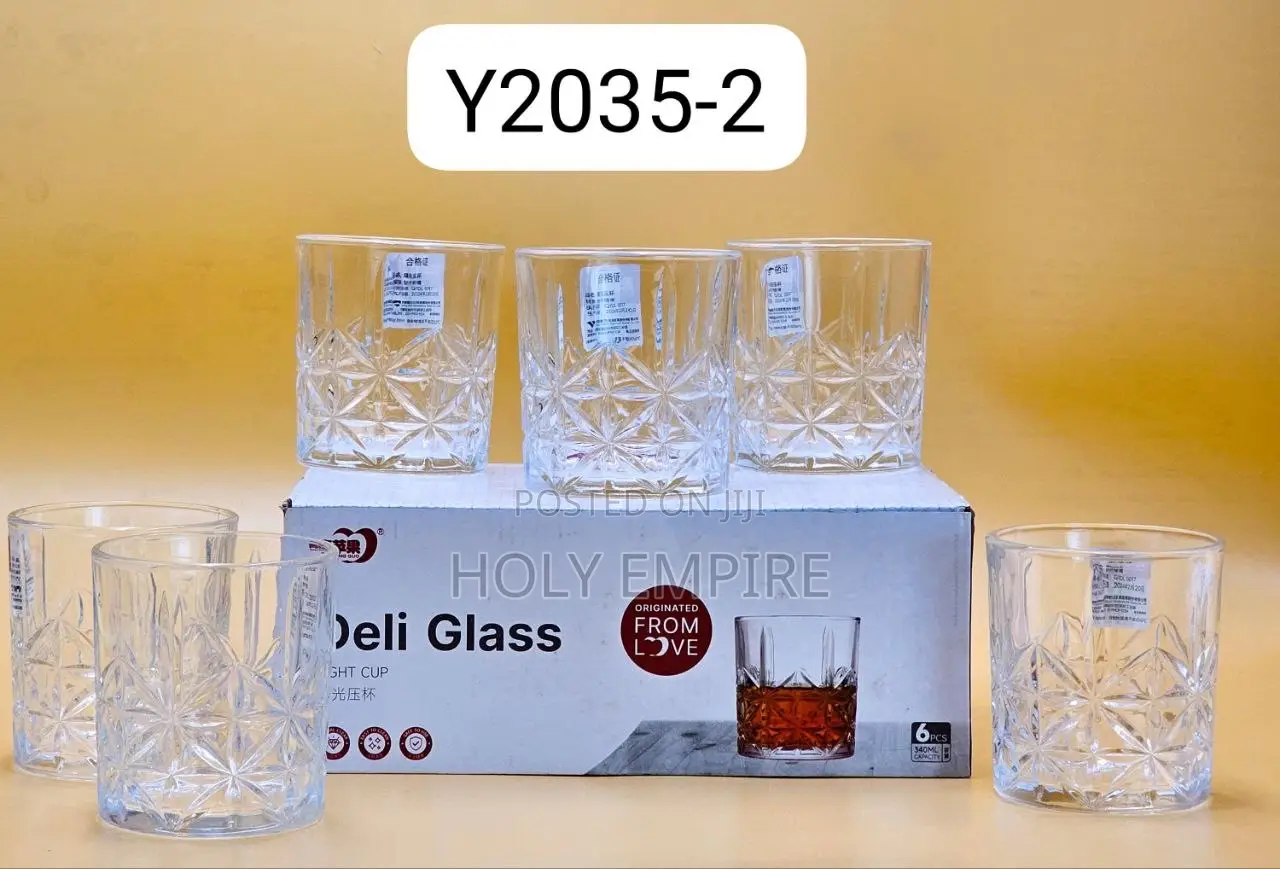 6pcs Whiskey Glass Cup