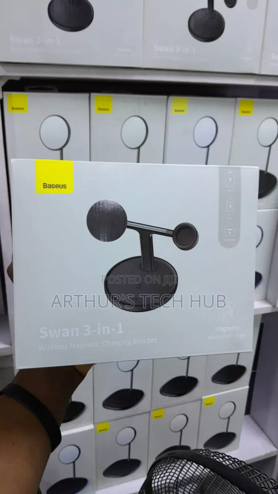 Baseus Swan 3 in 1 20W Wireless Magnetic Charger
