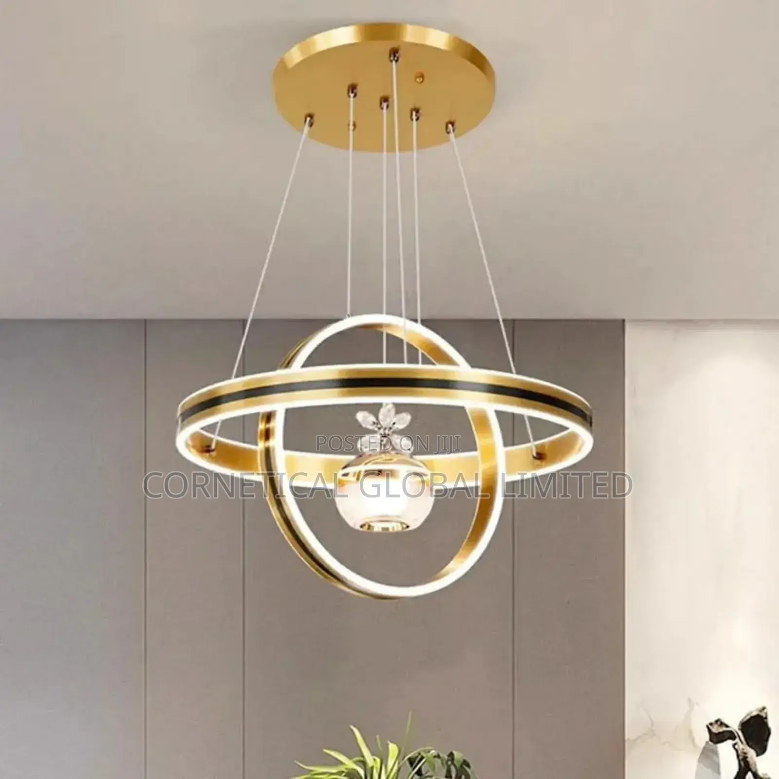 Quality Modern Spiral Led Chandelier Pendant Light (600mm)