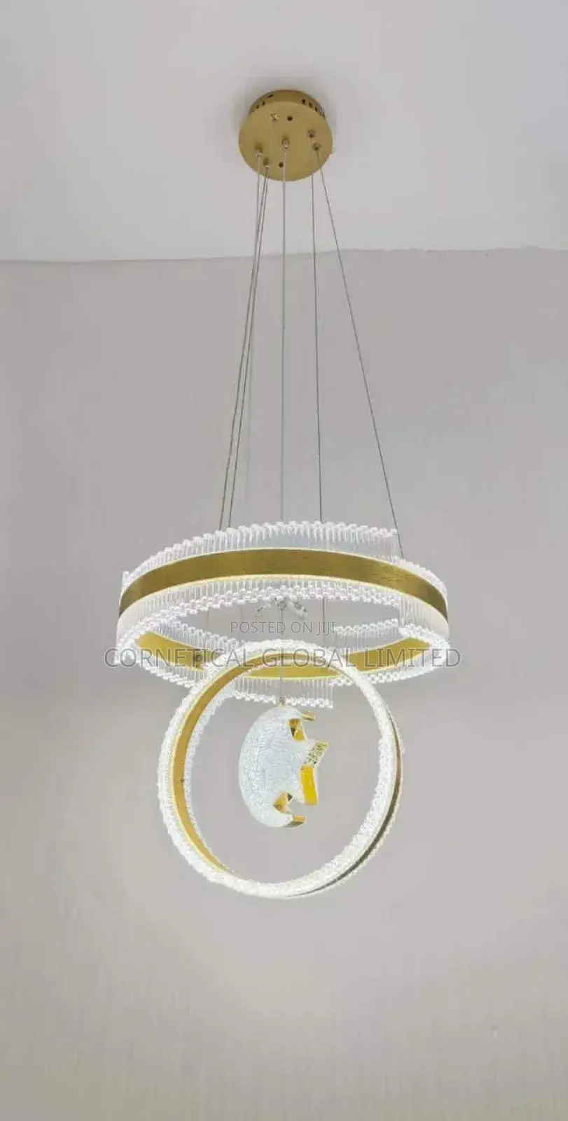 Quality Modern Spiral Led Chandelier Pendant Light (600mm)